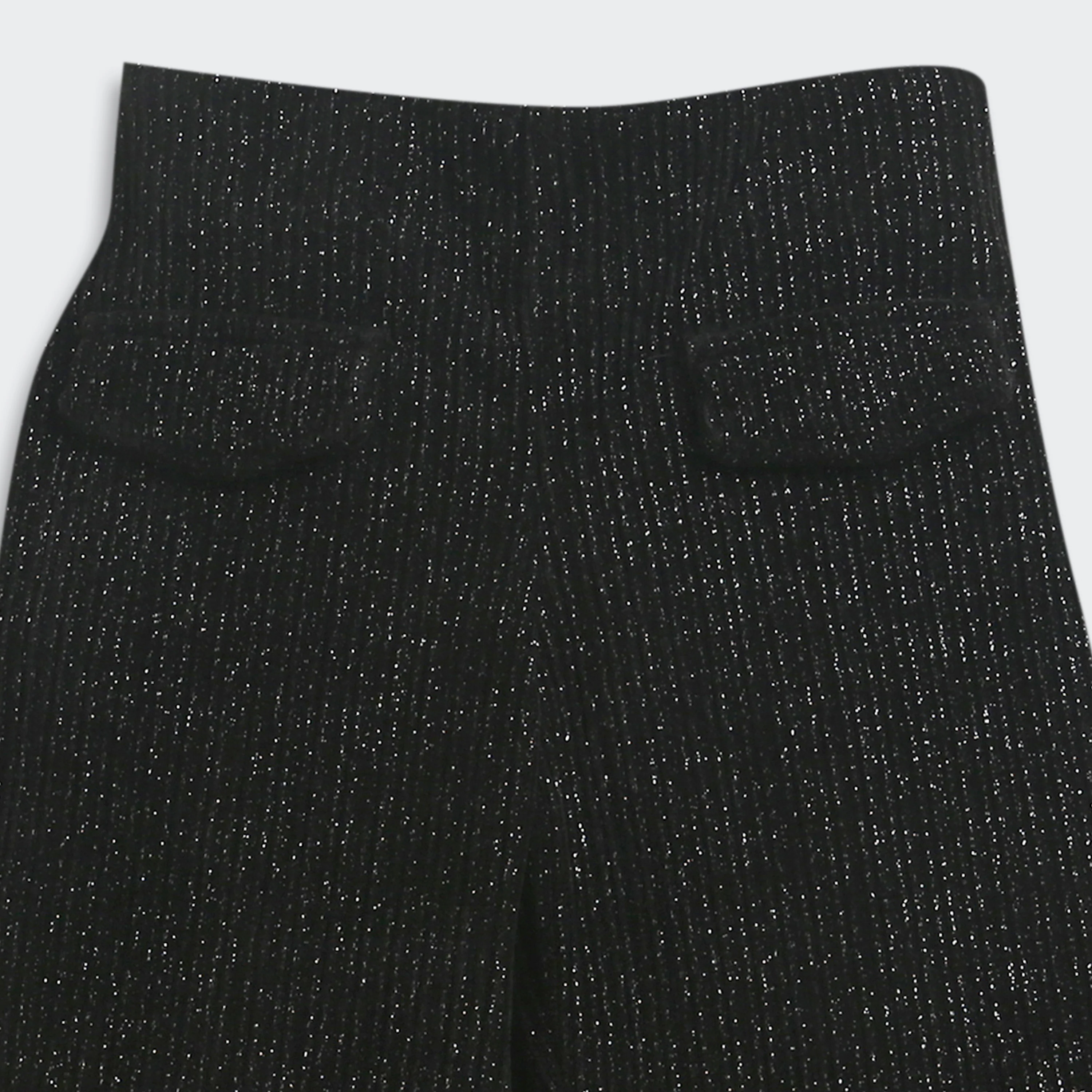 Black Shimmer Flared Pants P1693 - Image 3