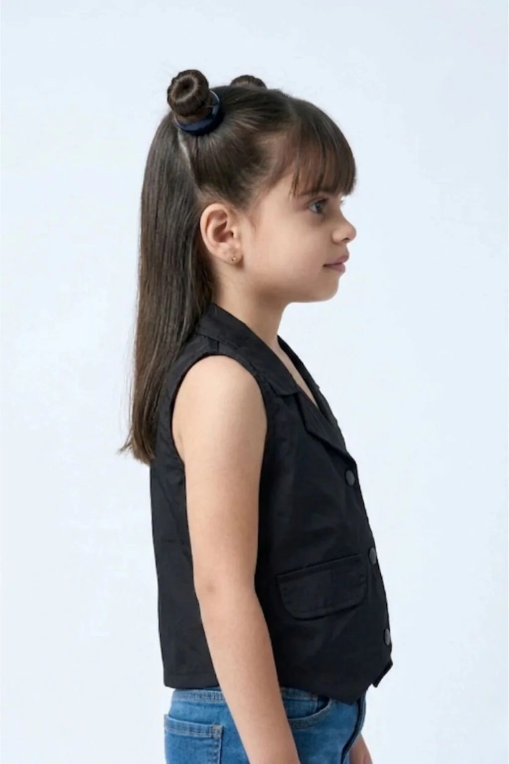 Black Sleeveless Top TG6416 - Image 4