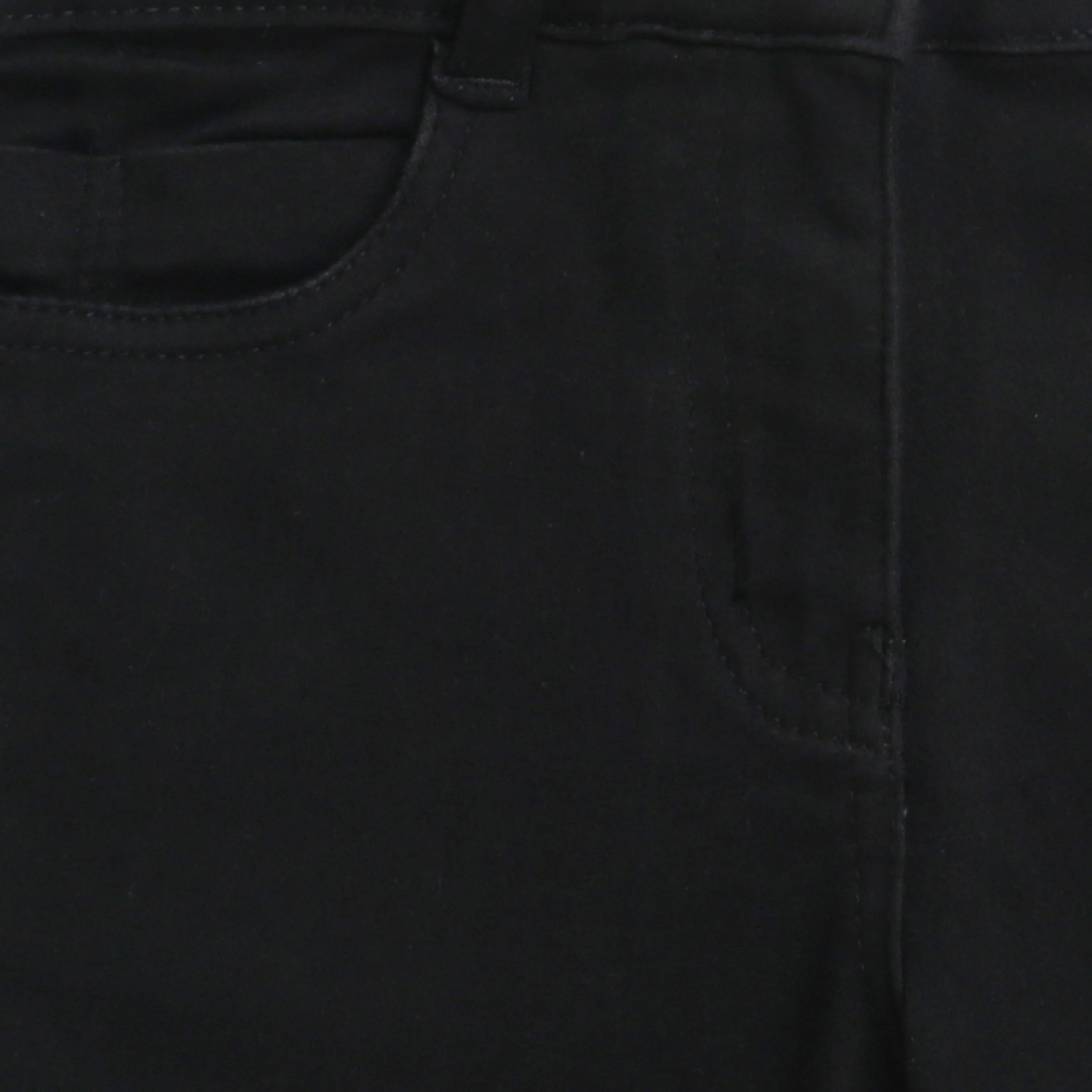 Black Slim Fit Cotton Pants PD0040 - Image 8