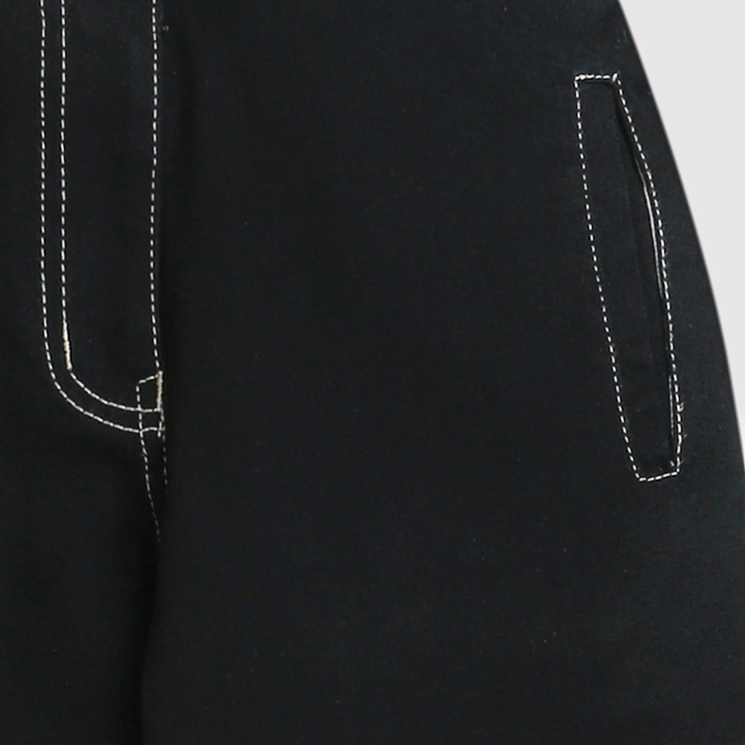 Black Straight Fit Jeans P1597 - Image 8