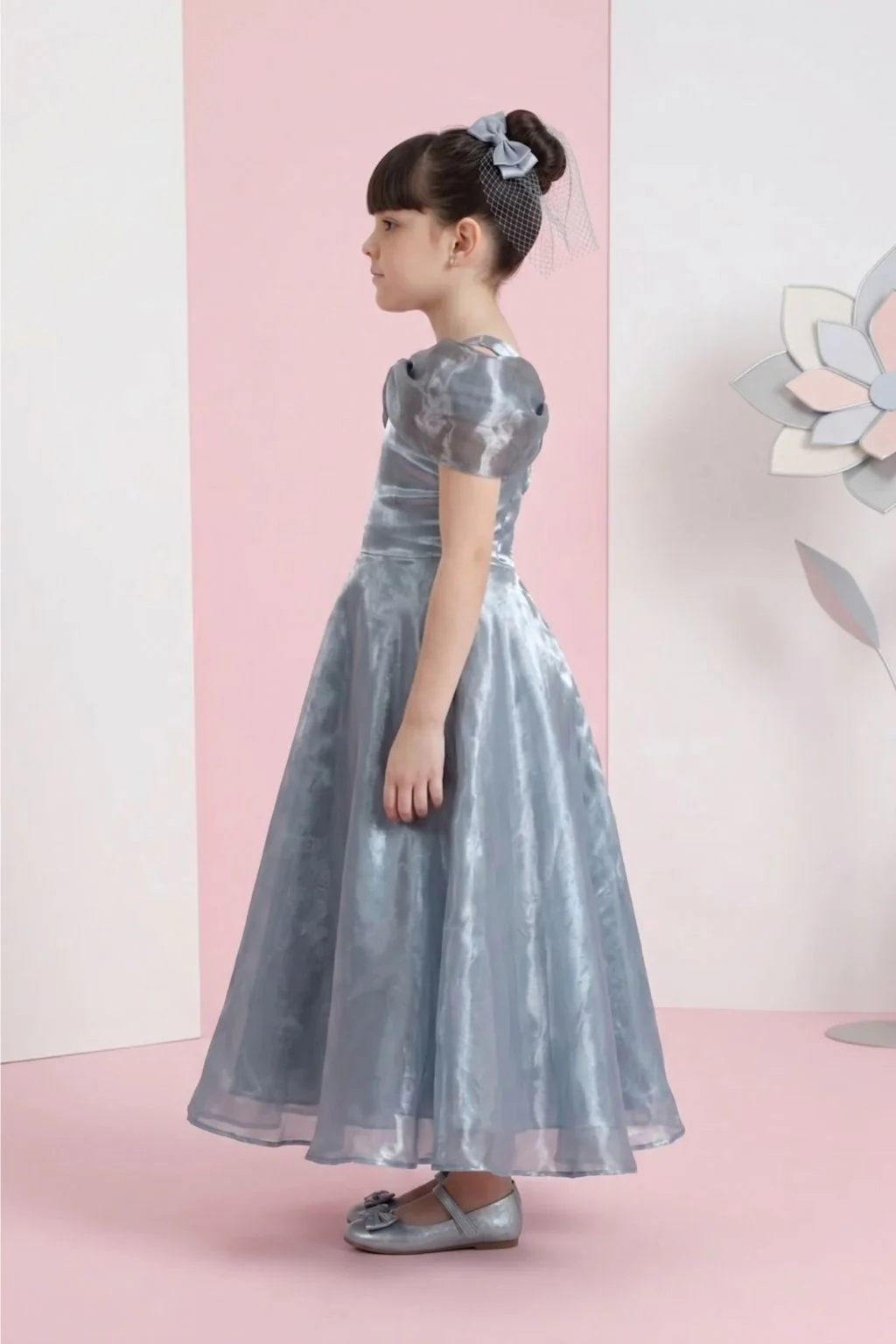 Blue Cinderella Gown – Fairytale Party Dress G382 - Image 3