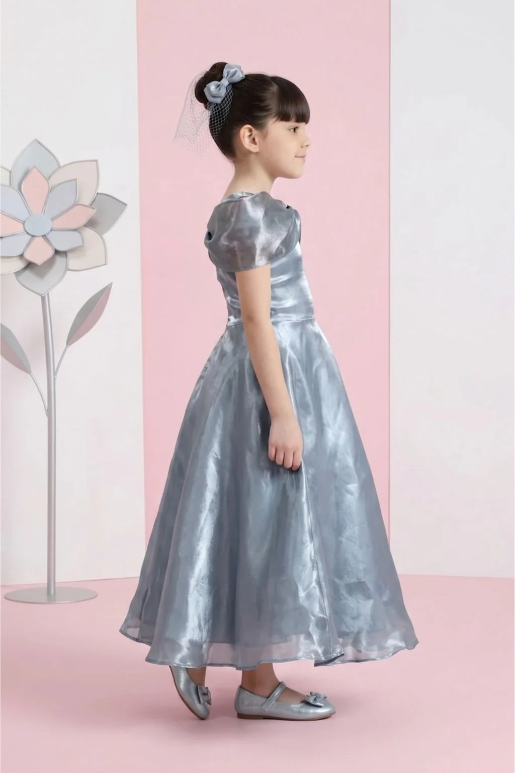 Blue Cinderella Gown – Fairytale Party Dress G382 - Image 4