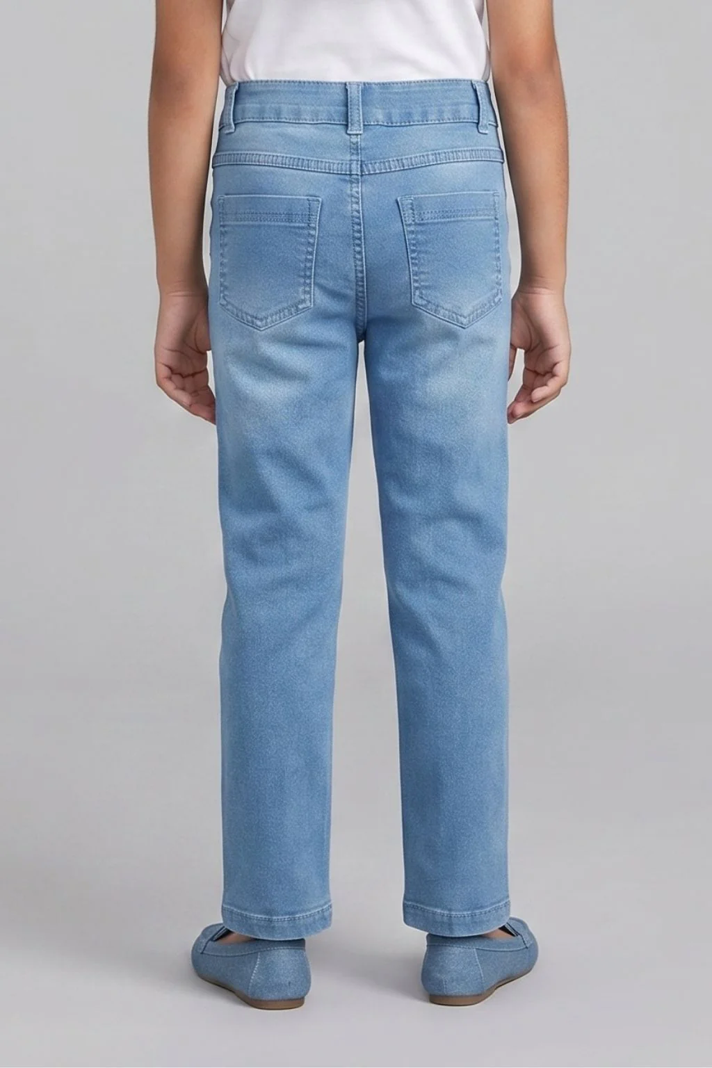 Blue Everyday Classic Slim Fit Denim Jeans P1623 - Image 2