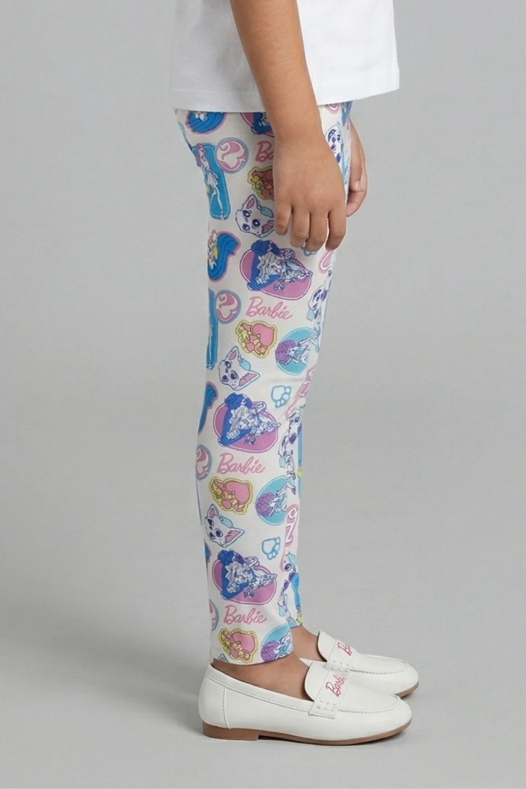 Blue Full Length Leggings BALG006 - Image 4