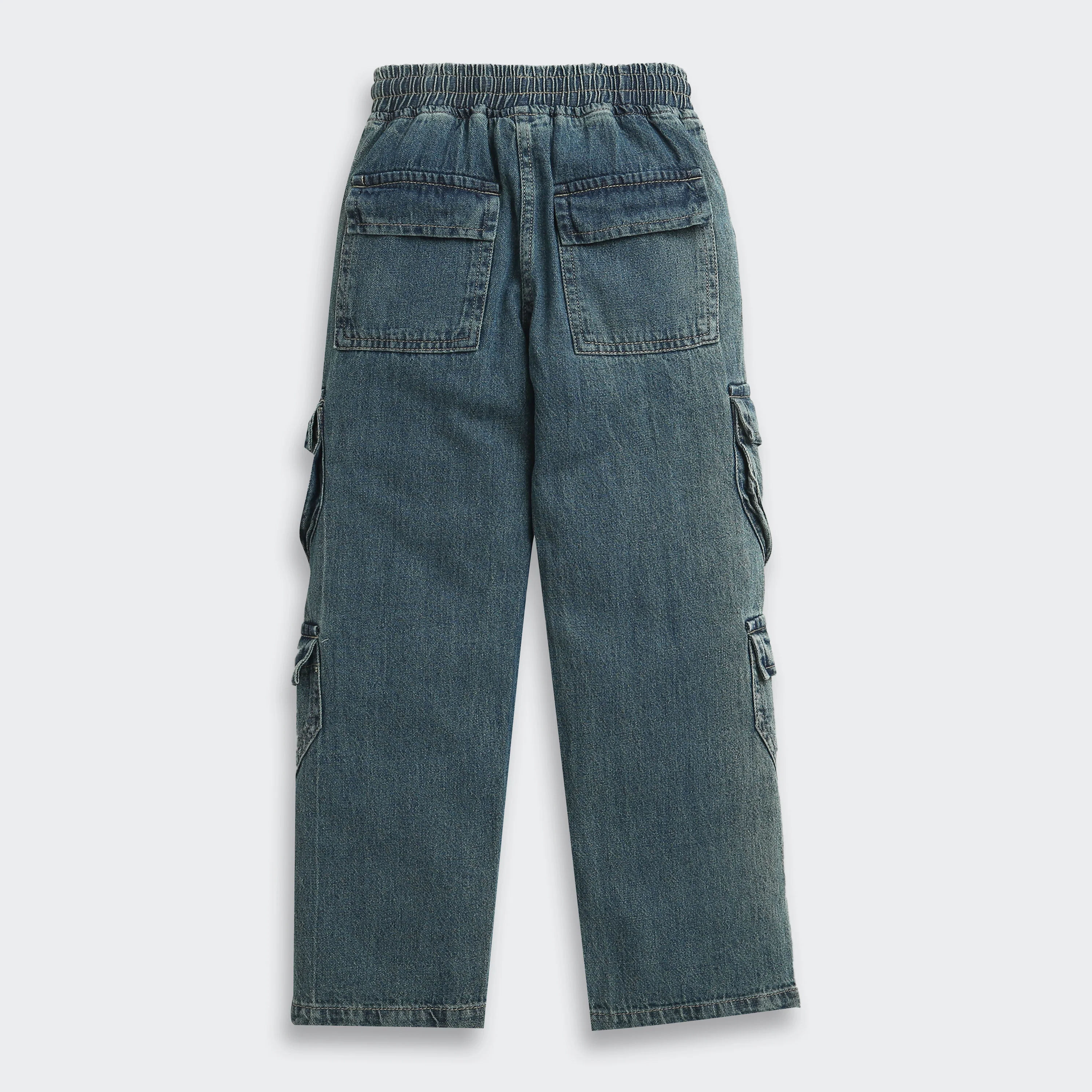 Cargo Denim Jeans P1594 - Image 6