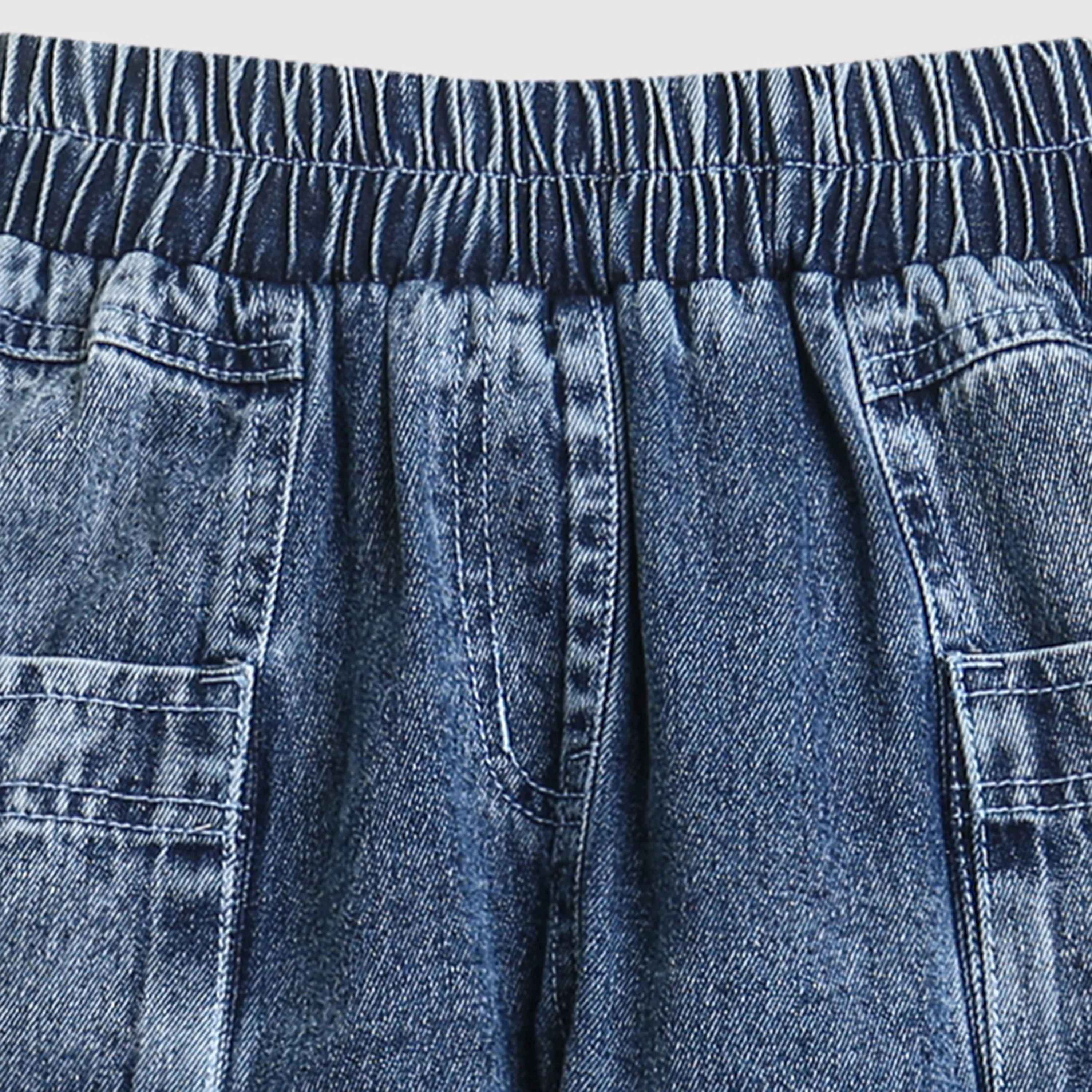 Cargo Jeans with side pockets P1606 - Image 7