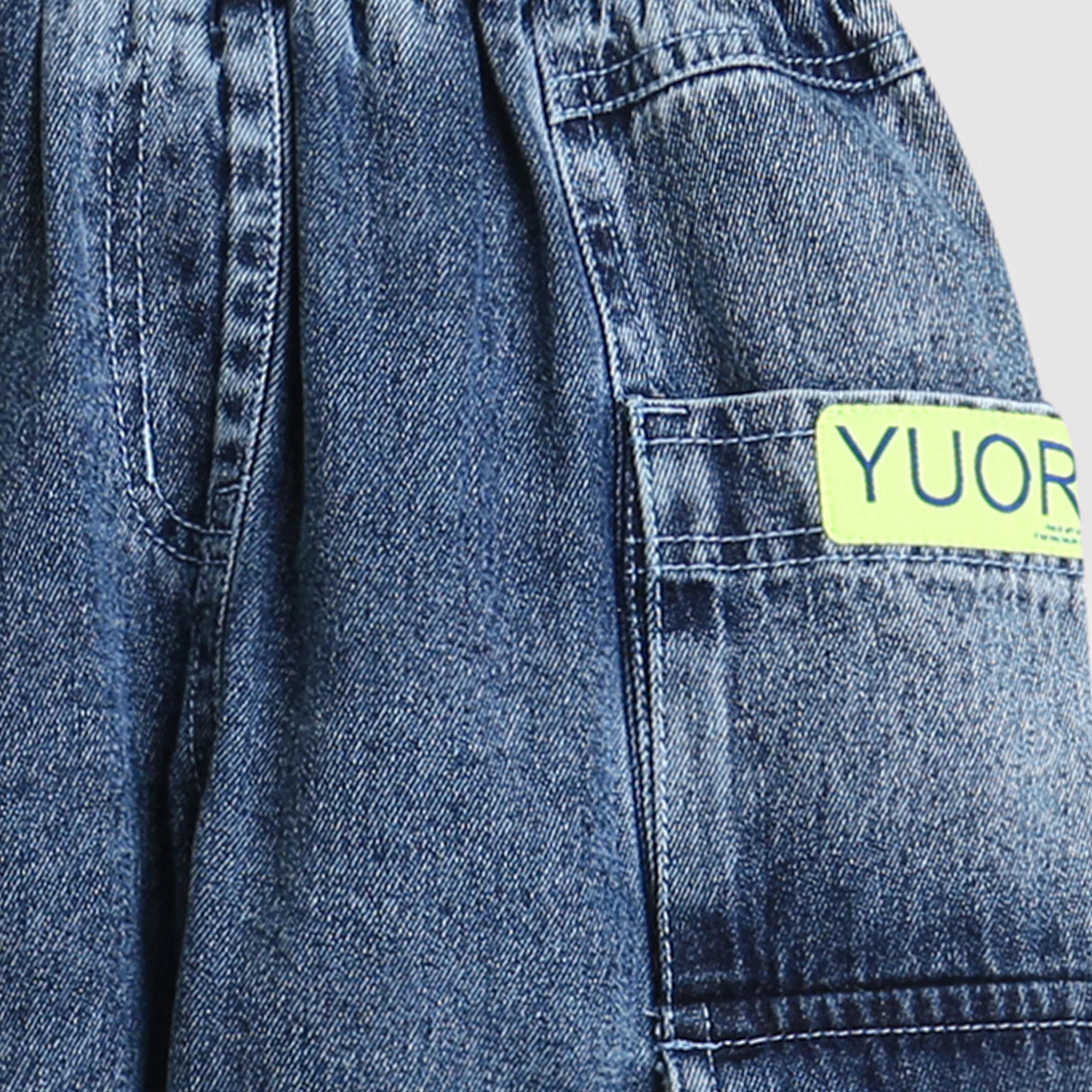 Cargo Jeans with side pockets P1606 - Image 8