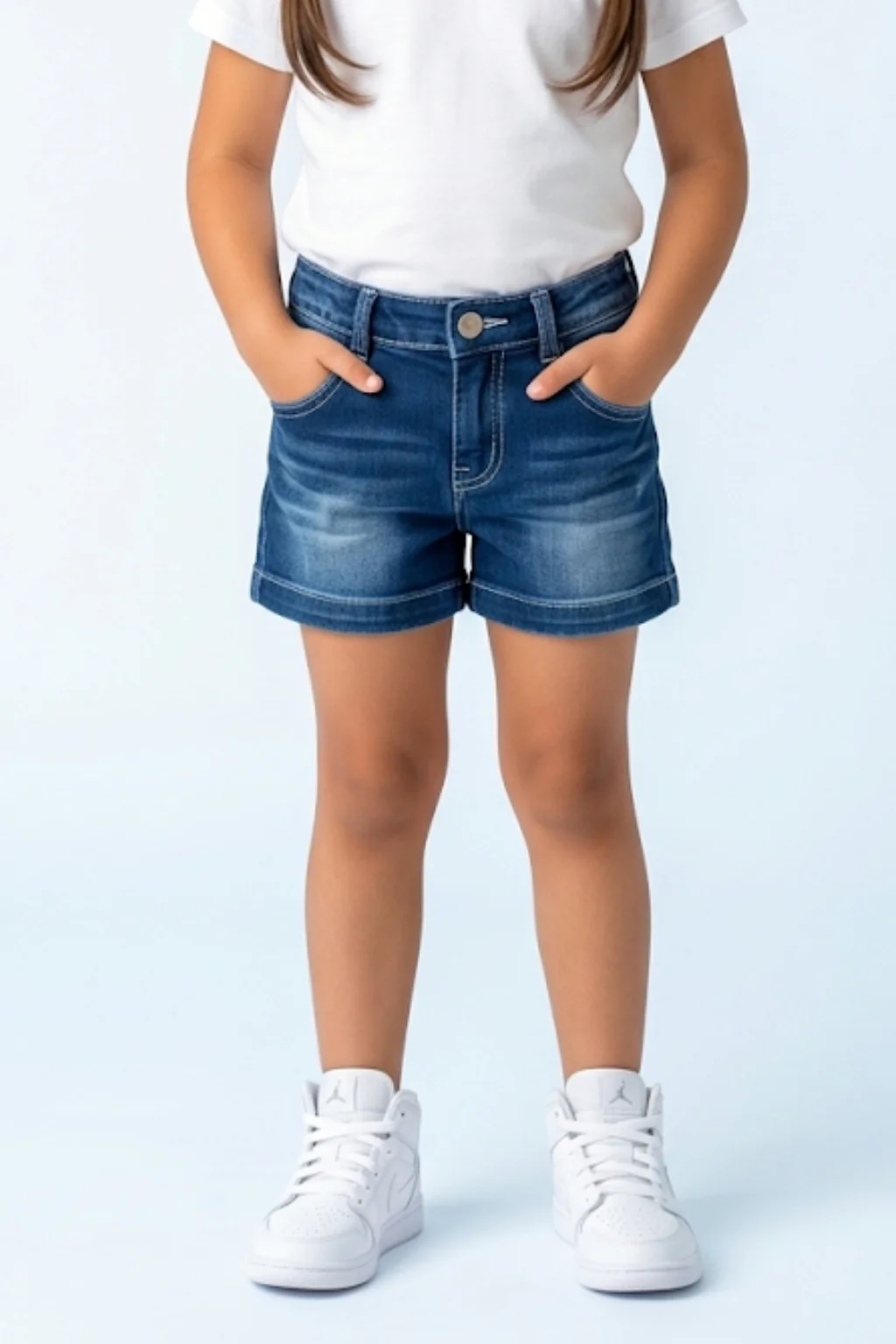 Classic Blue Denim Shorts H970