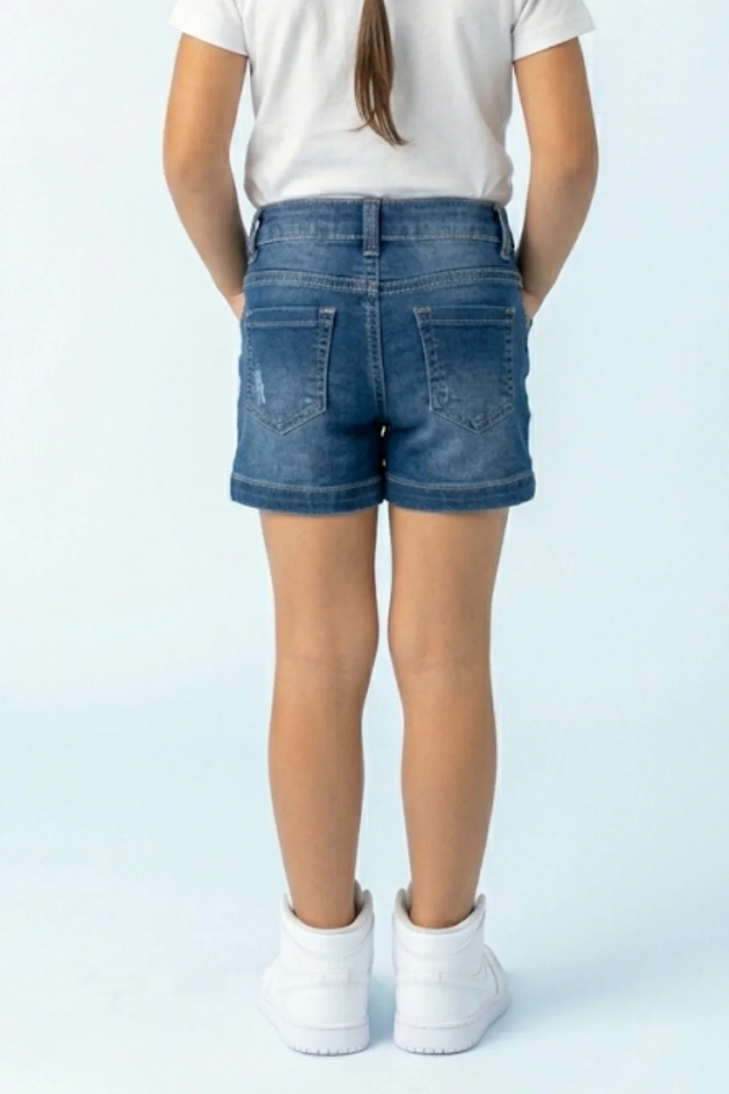 Classic Blue Denim Shorts H970 - Image 2