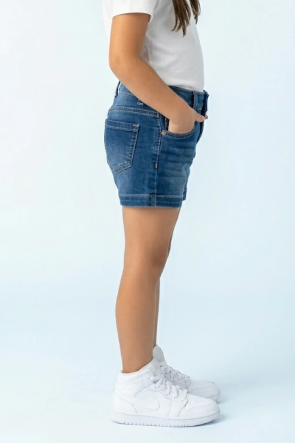 Classic Blue Denim Shorts H970 - Image 3
