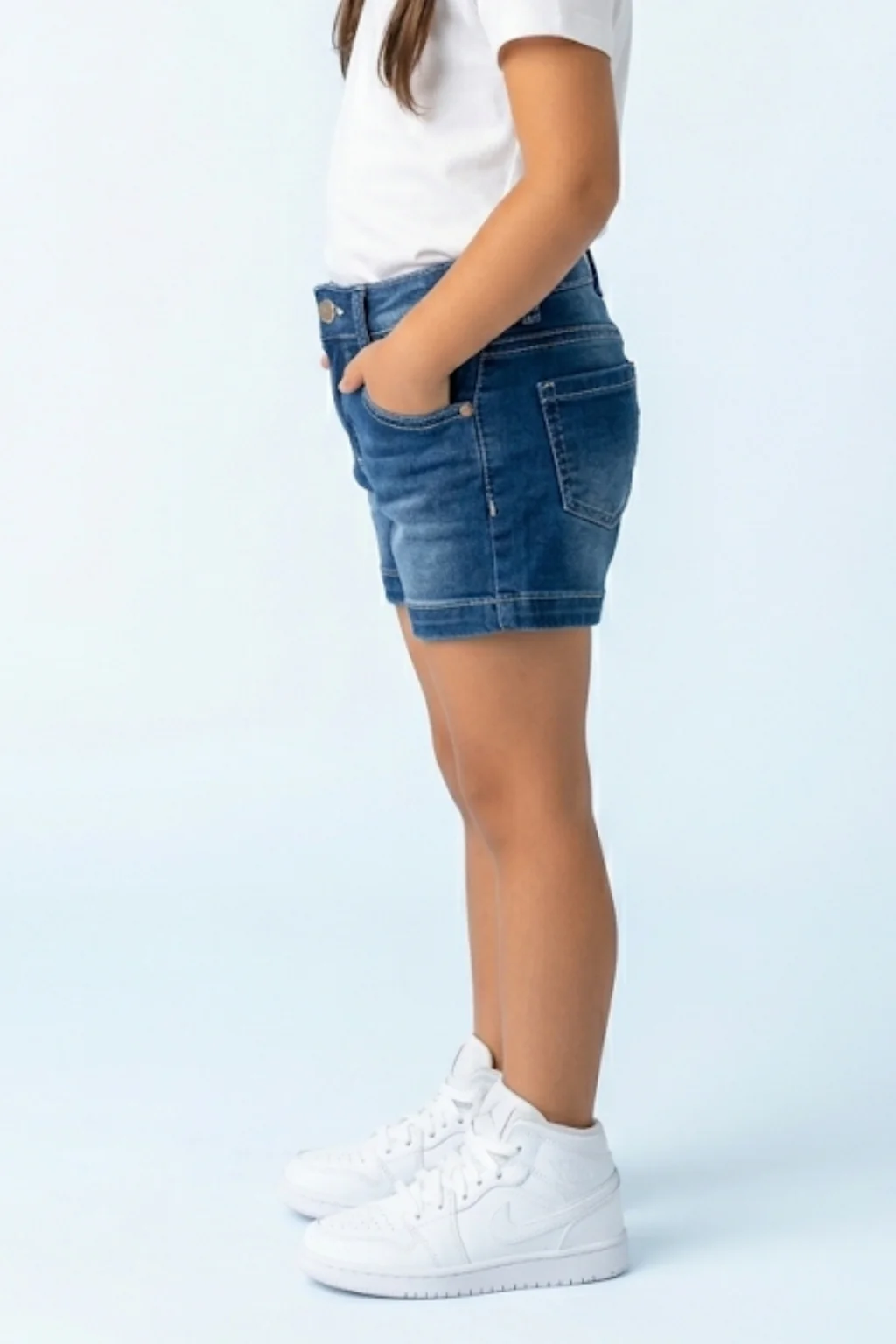 Classic Blue Denim Shorts H970 - Image 4