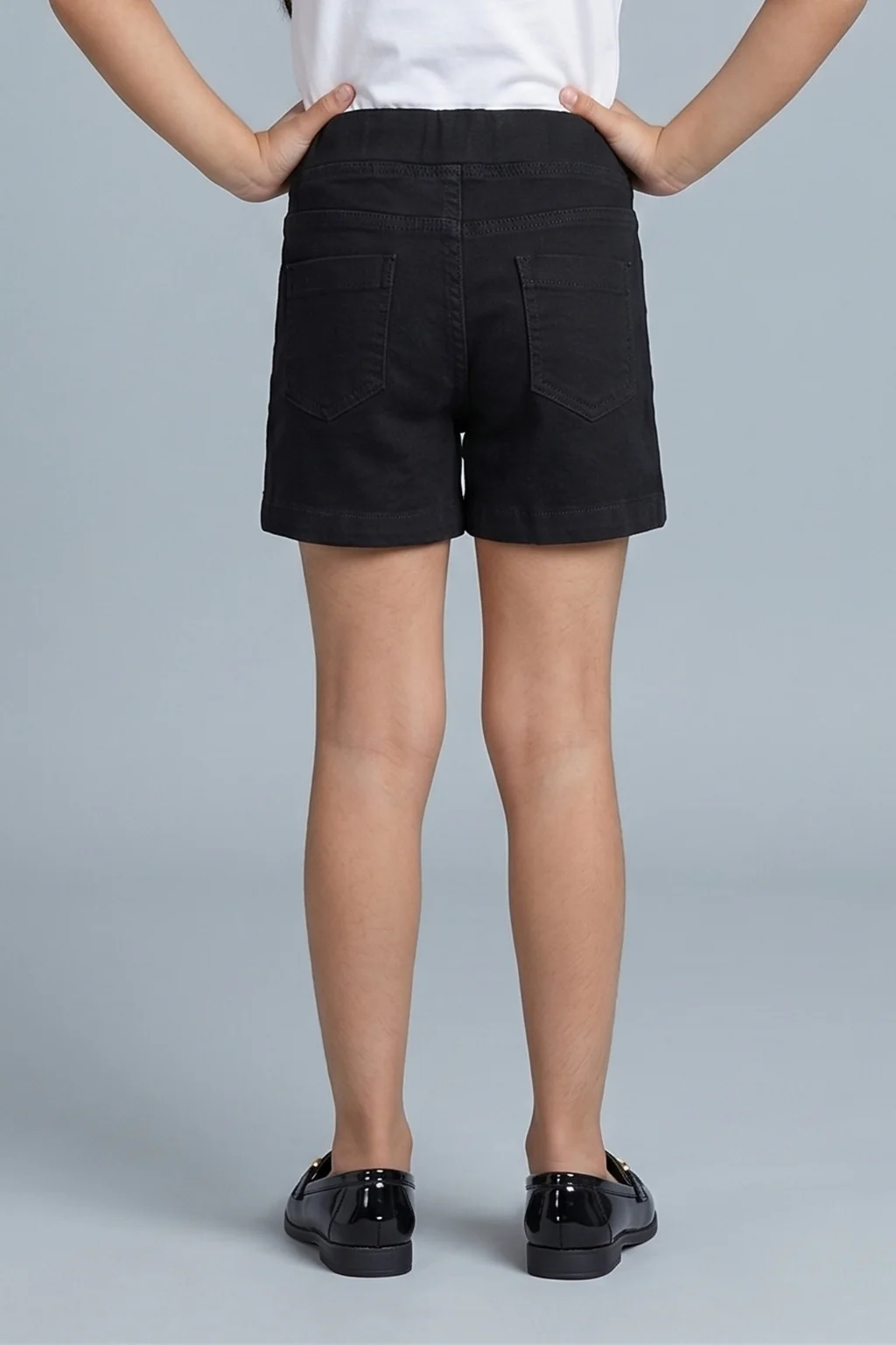 Comfort Fit Black Drawstring Shorts H967 - Image 2