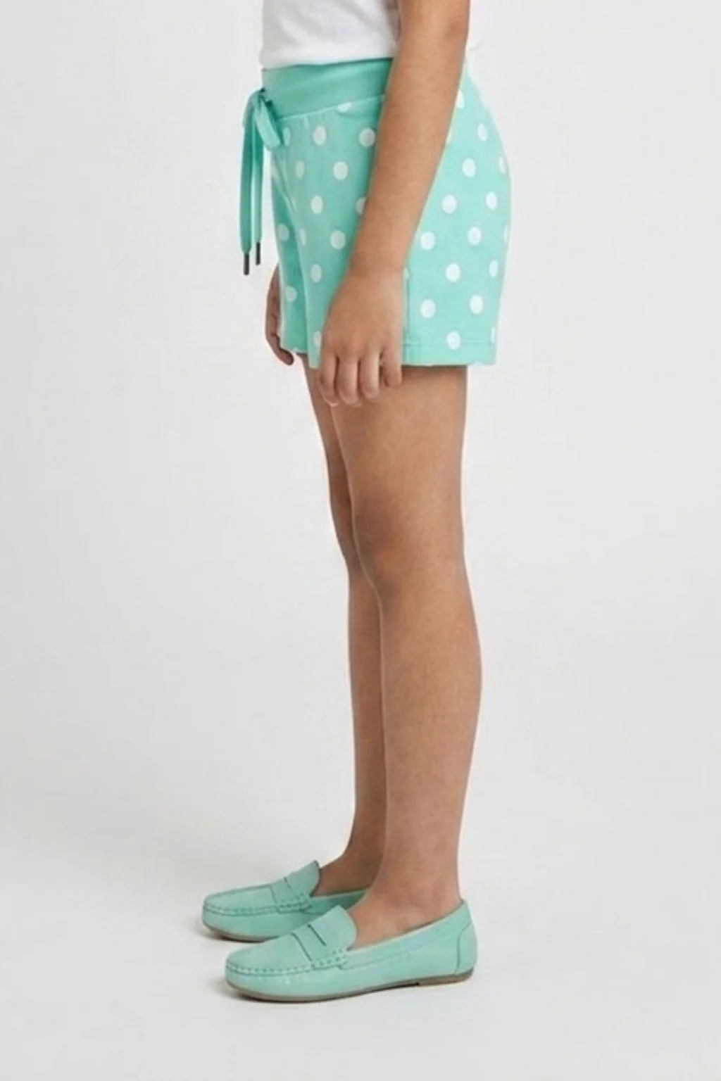 Cool Summer Mint Polka Dot Shorts H875 - Image 3
