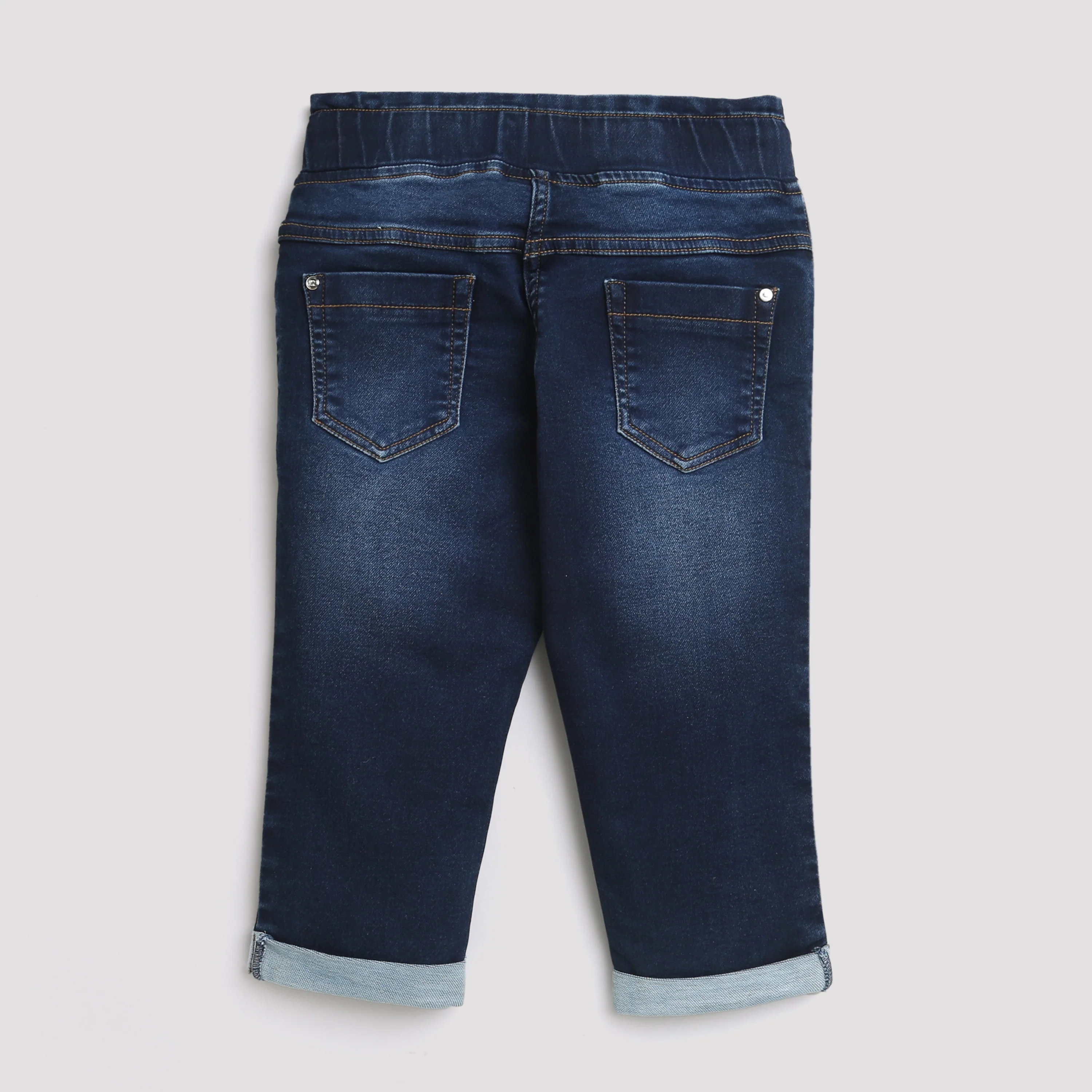 Dark Denim Pants with Butterfly Patch PD0053 - Image 6