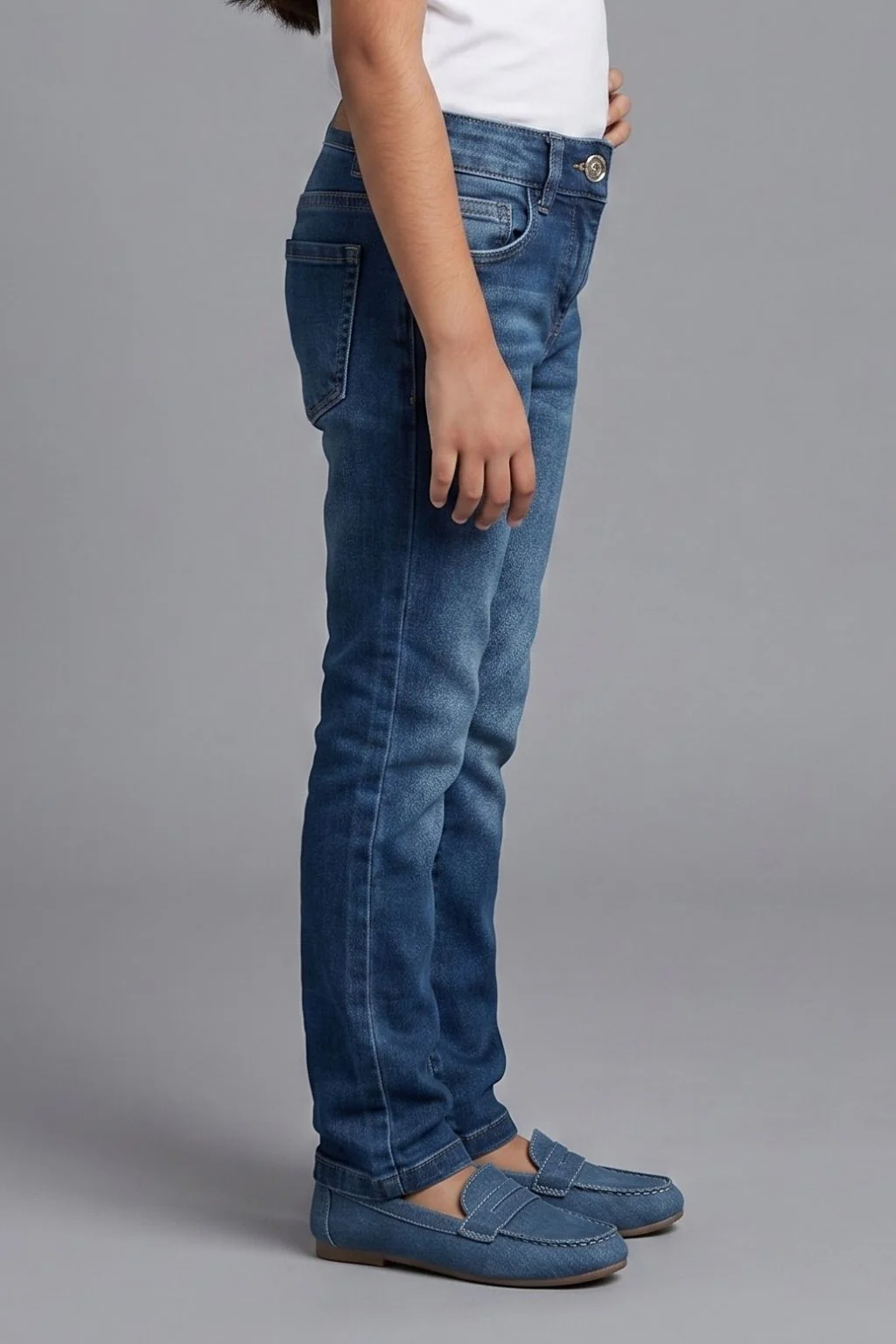 Dark Wash Slim Fit Jeans P1458 - Image 3