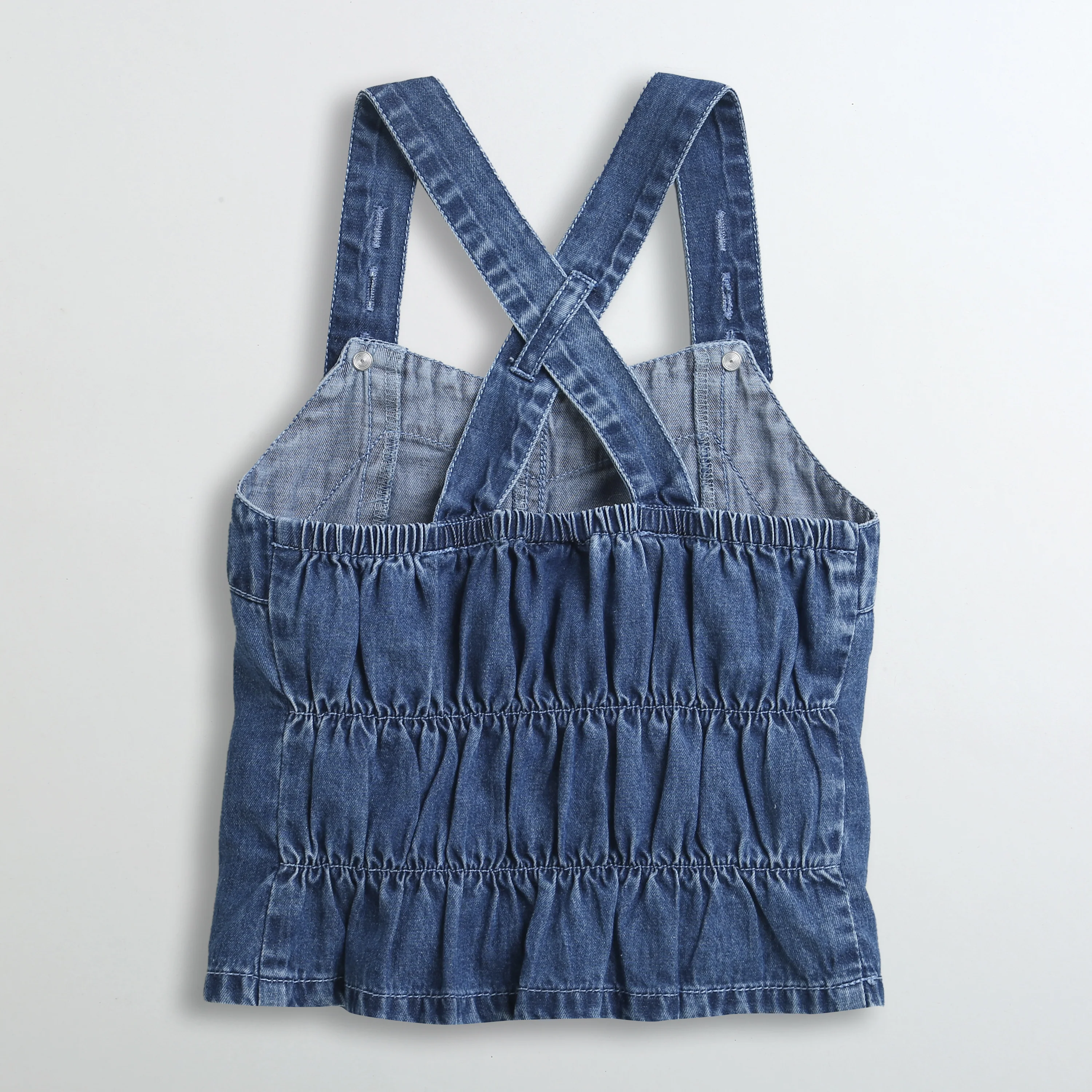 Denim Barbie Pinafore Top BATP2062 - Image 6