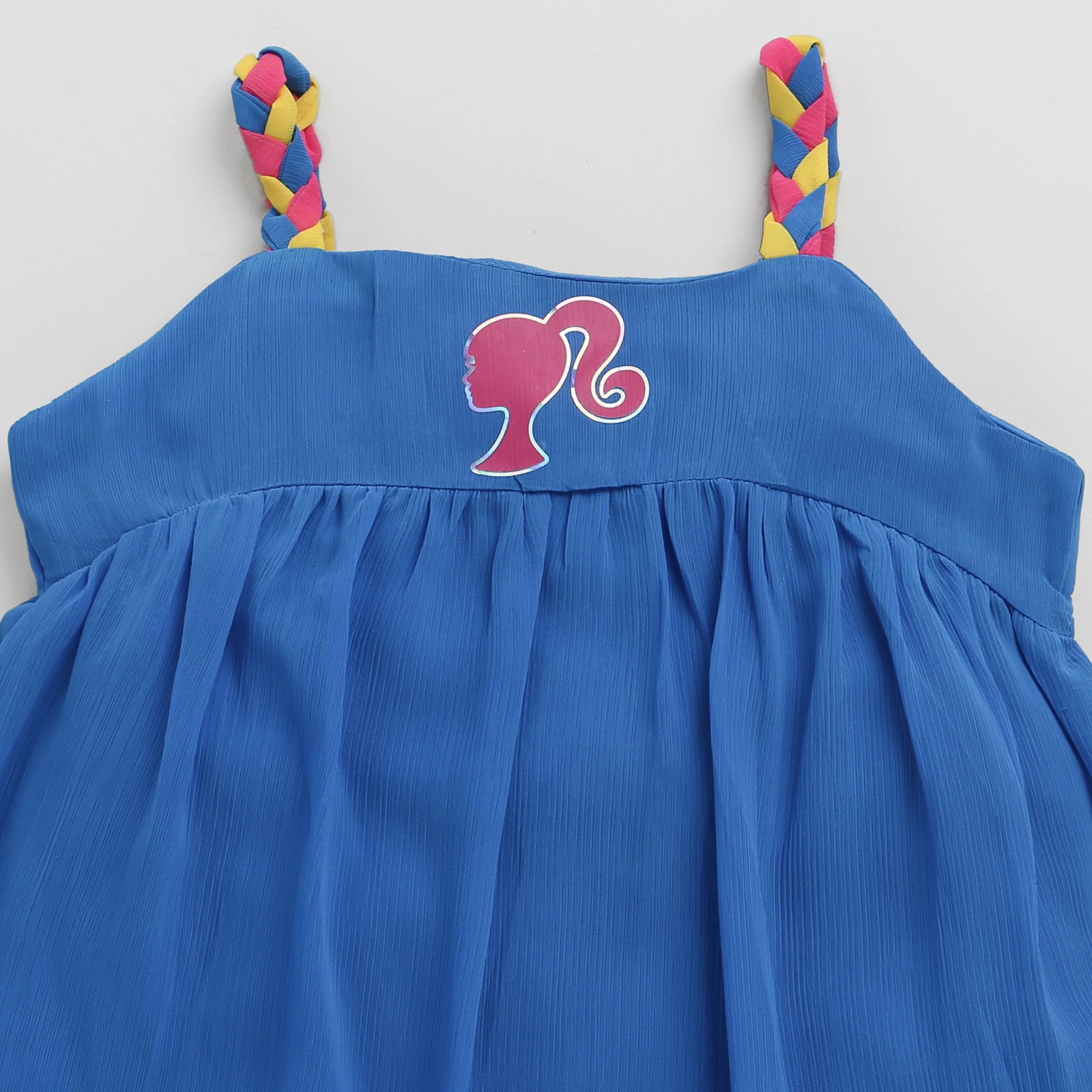 Barbie Spaghetti Neck Midi Dress BAM1124 - Image 8