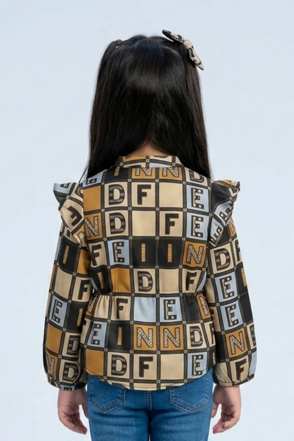 Fawn Geometric Print Shirt Top TG6072 - Image 2