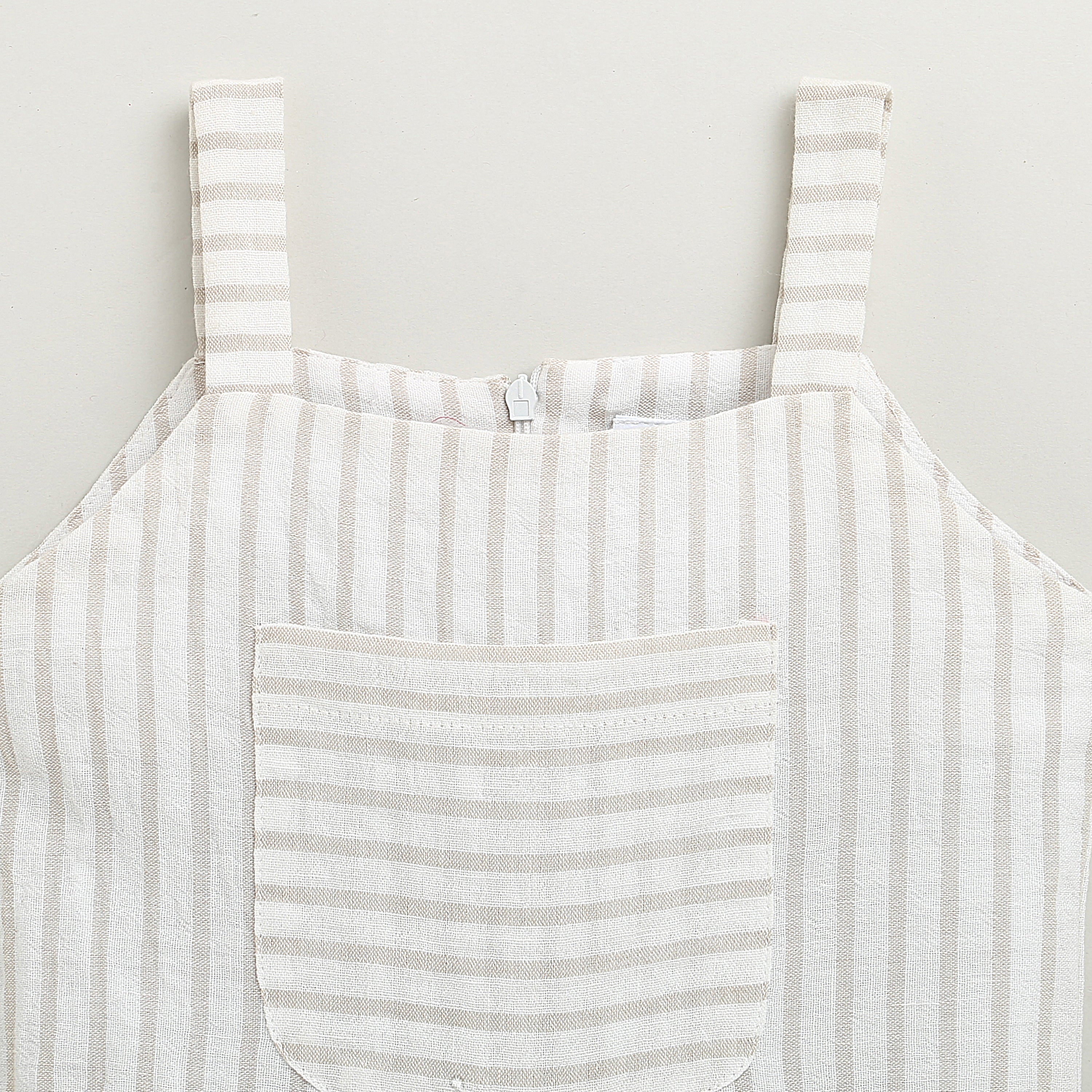 Fawn Pinstripe Jumpsuit JP360 - Image 8