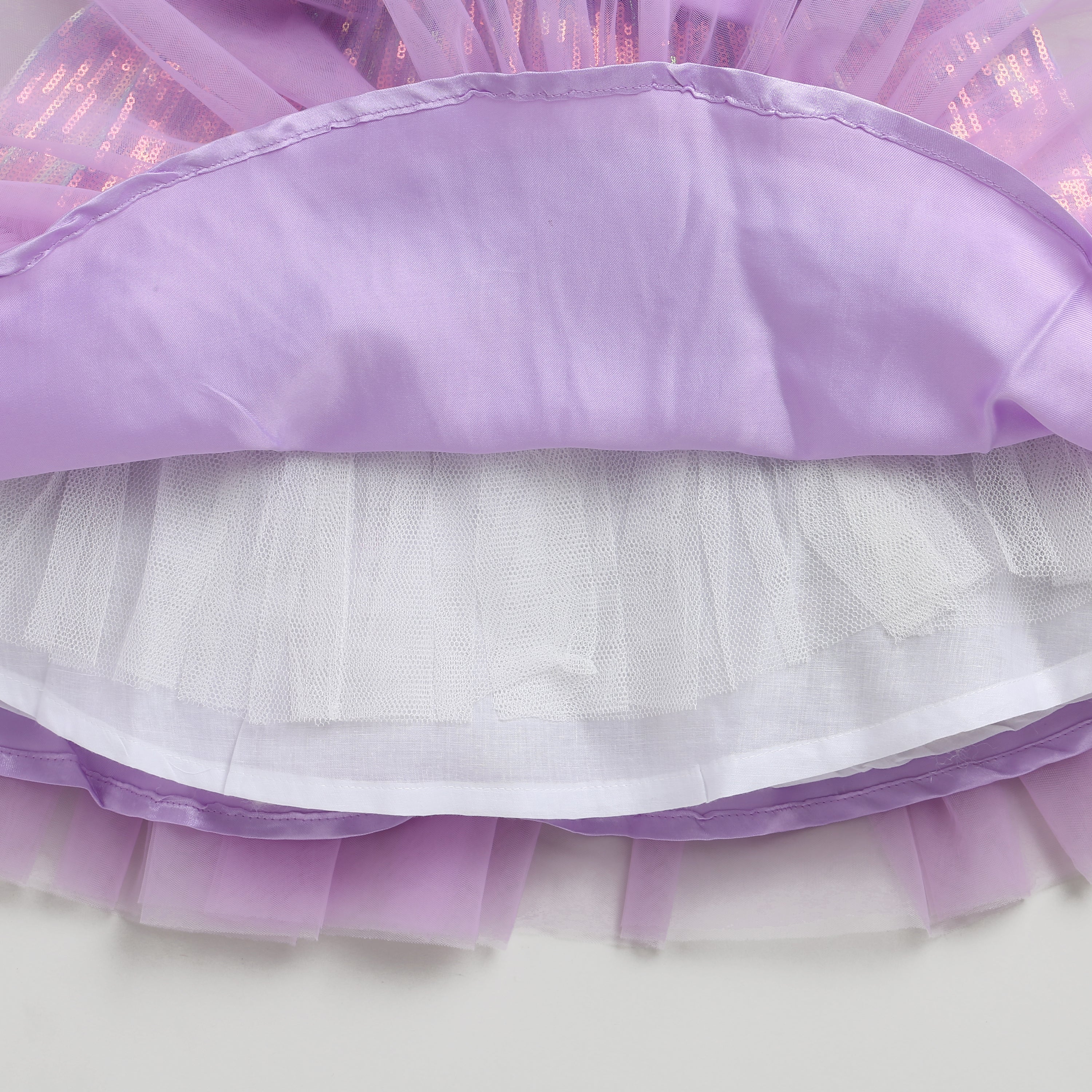 Girls Barbie Lavender Tulle Party Dress BAF235 - Image 8
