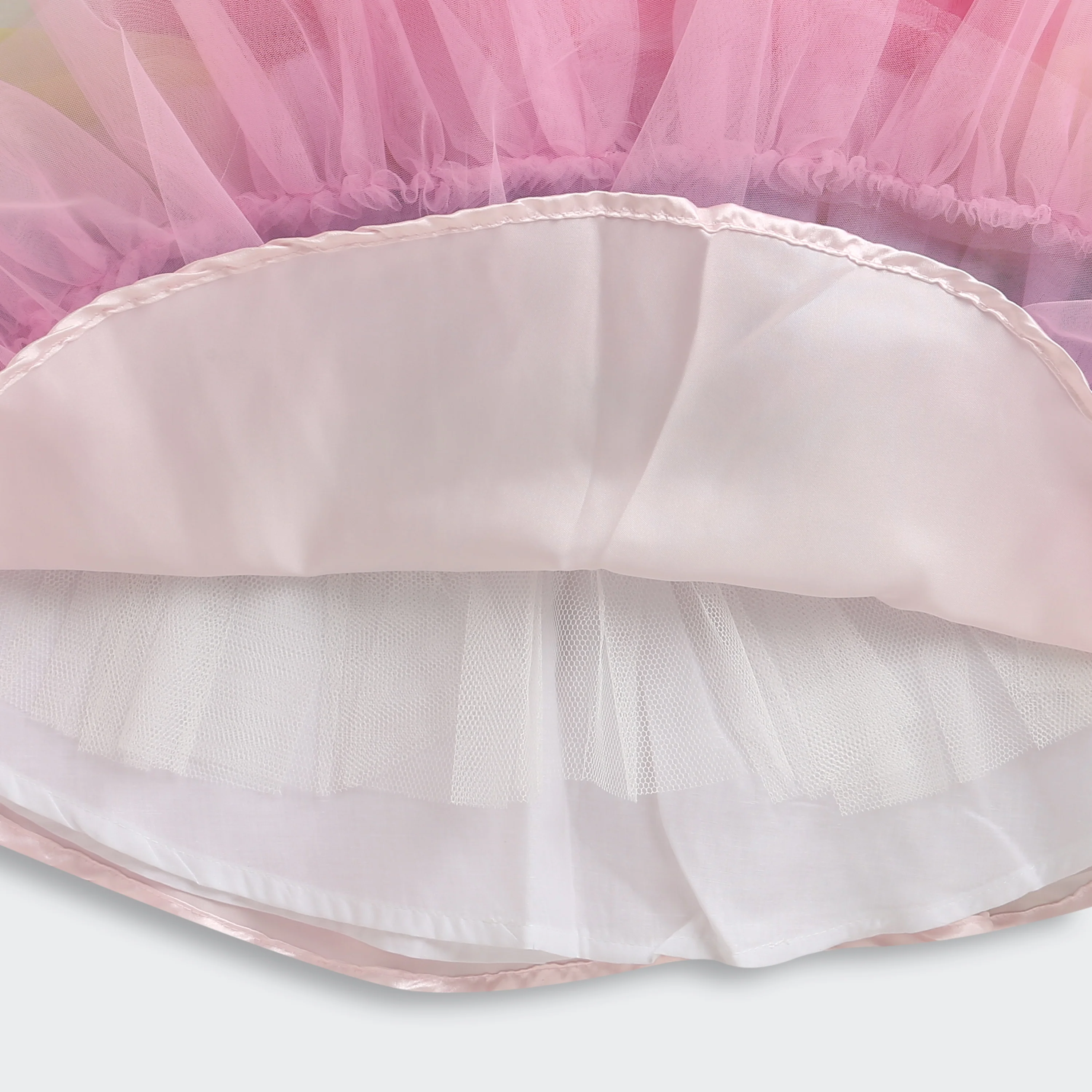 Girls Barbie Rainbow Tulle Dress BAF222 - Image 9