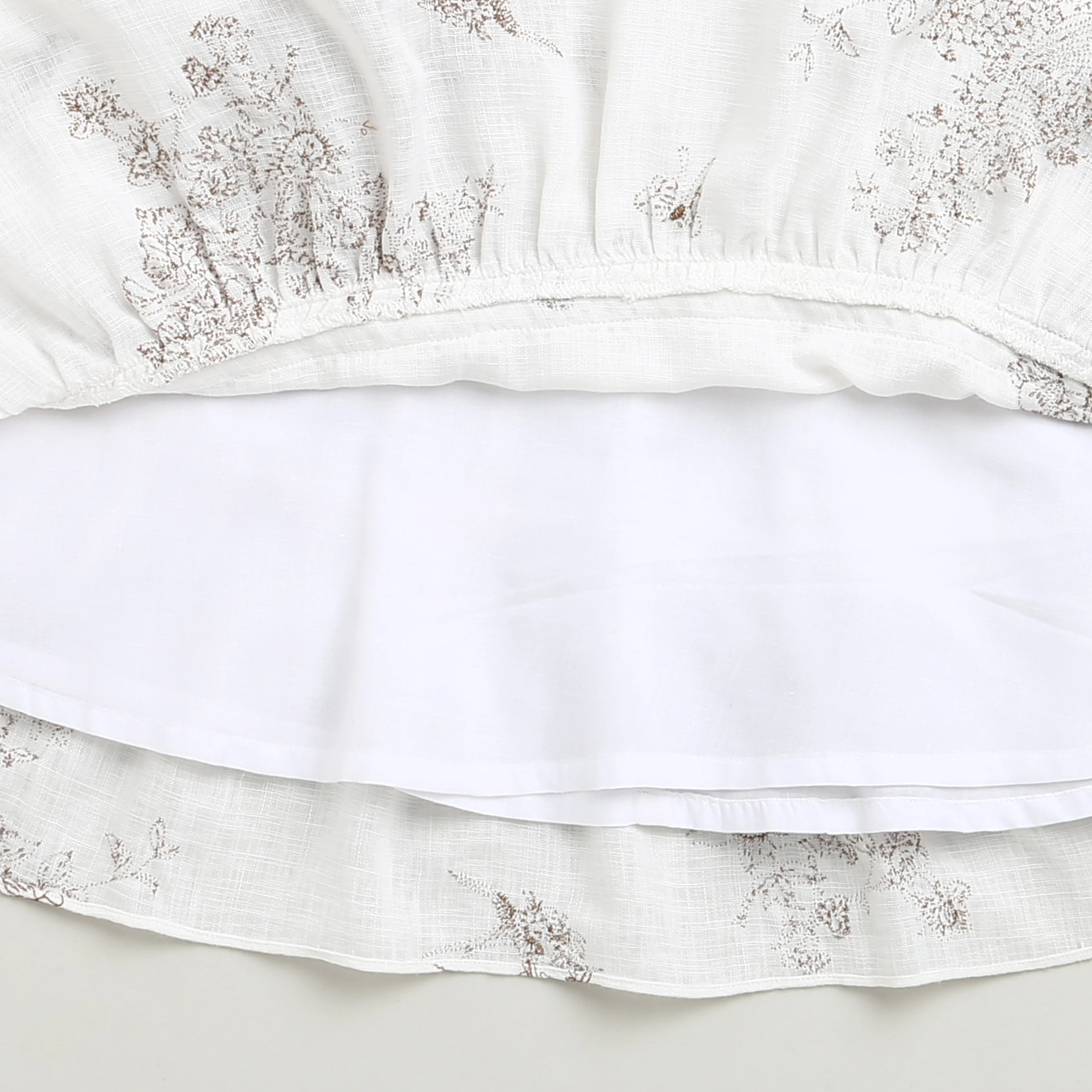 Girls White Floral Summer Dress M2409 - Image 9