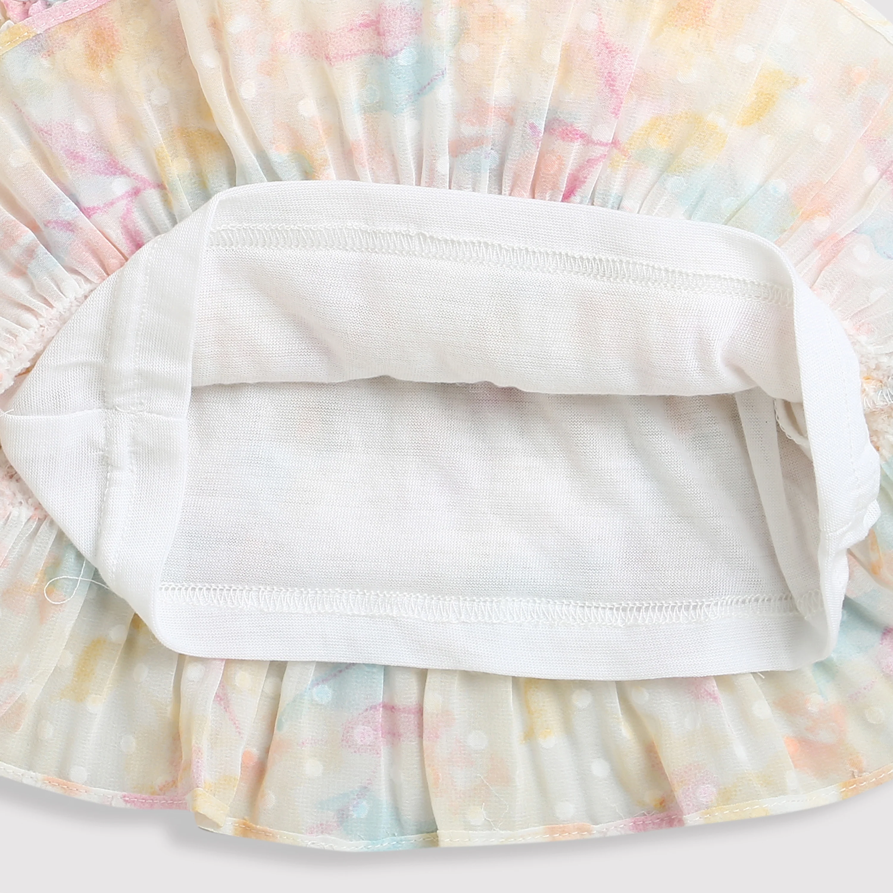 Girls Yellow Ruffle Tier Dress TSM30570 - Image 8
