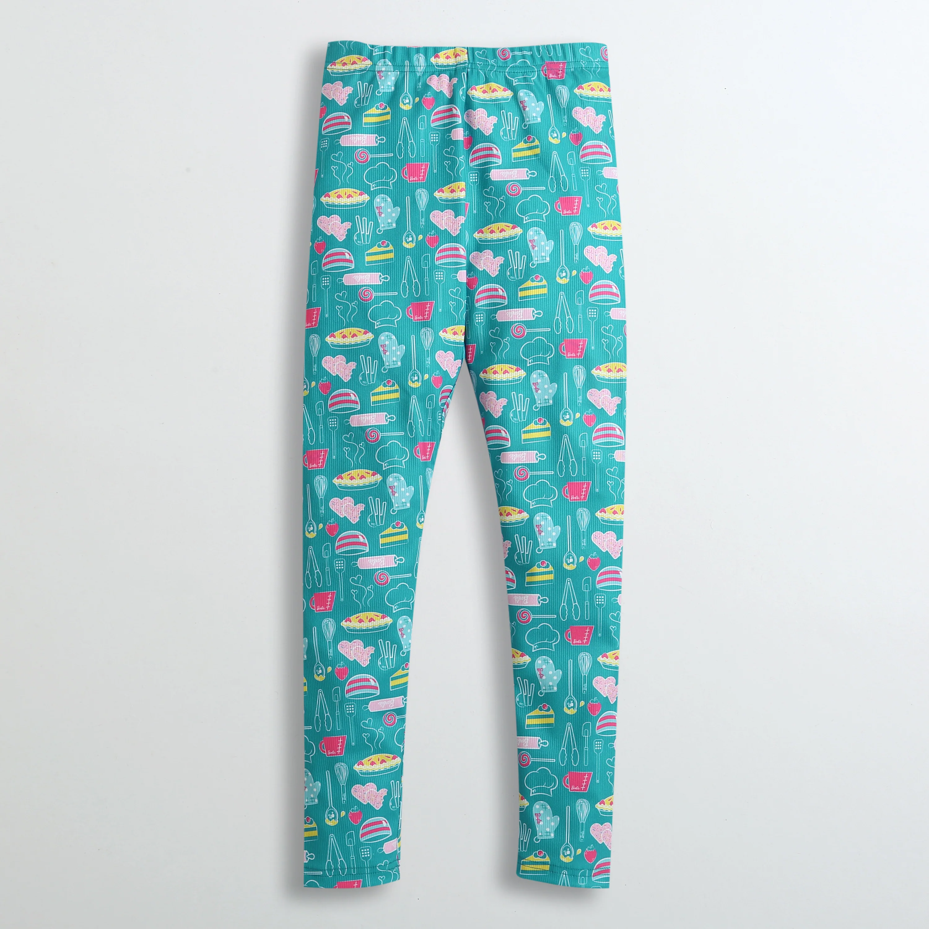 Green Full Length Leggings BALG004 - Image 5