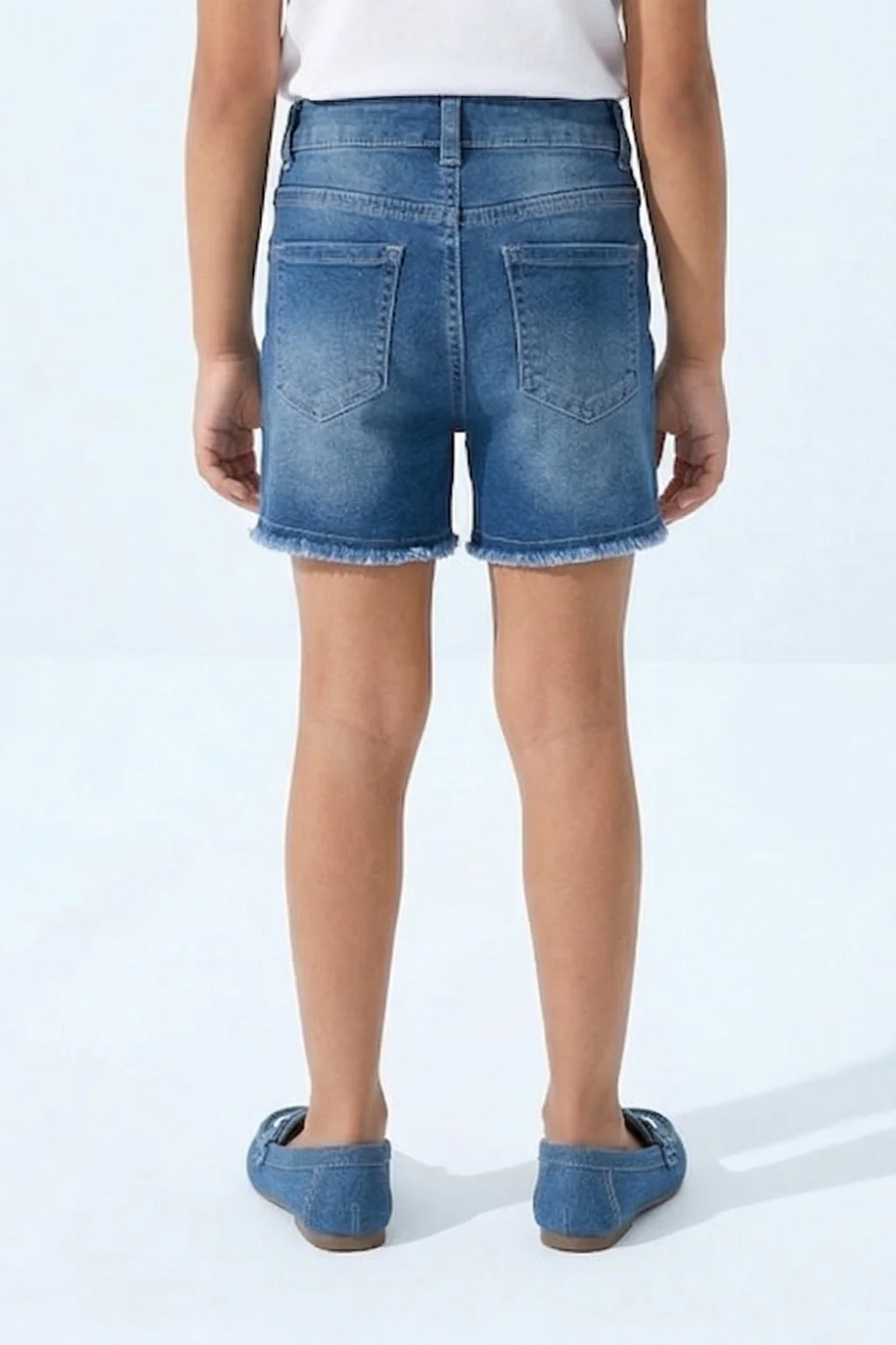 Light Blue Denim Shorts H846 - Image 2