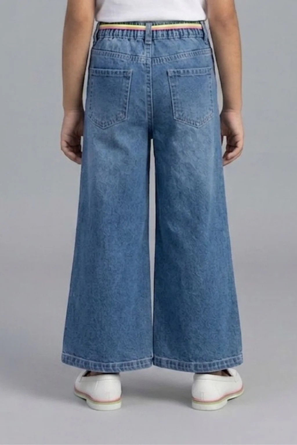 Light Blue Wide Leg Jeans P1674 - Image 2