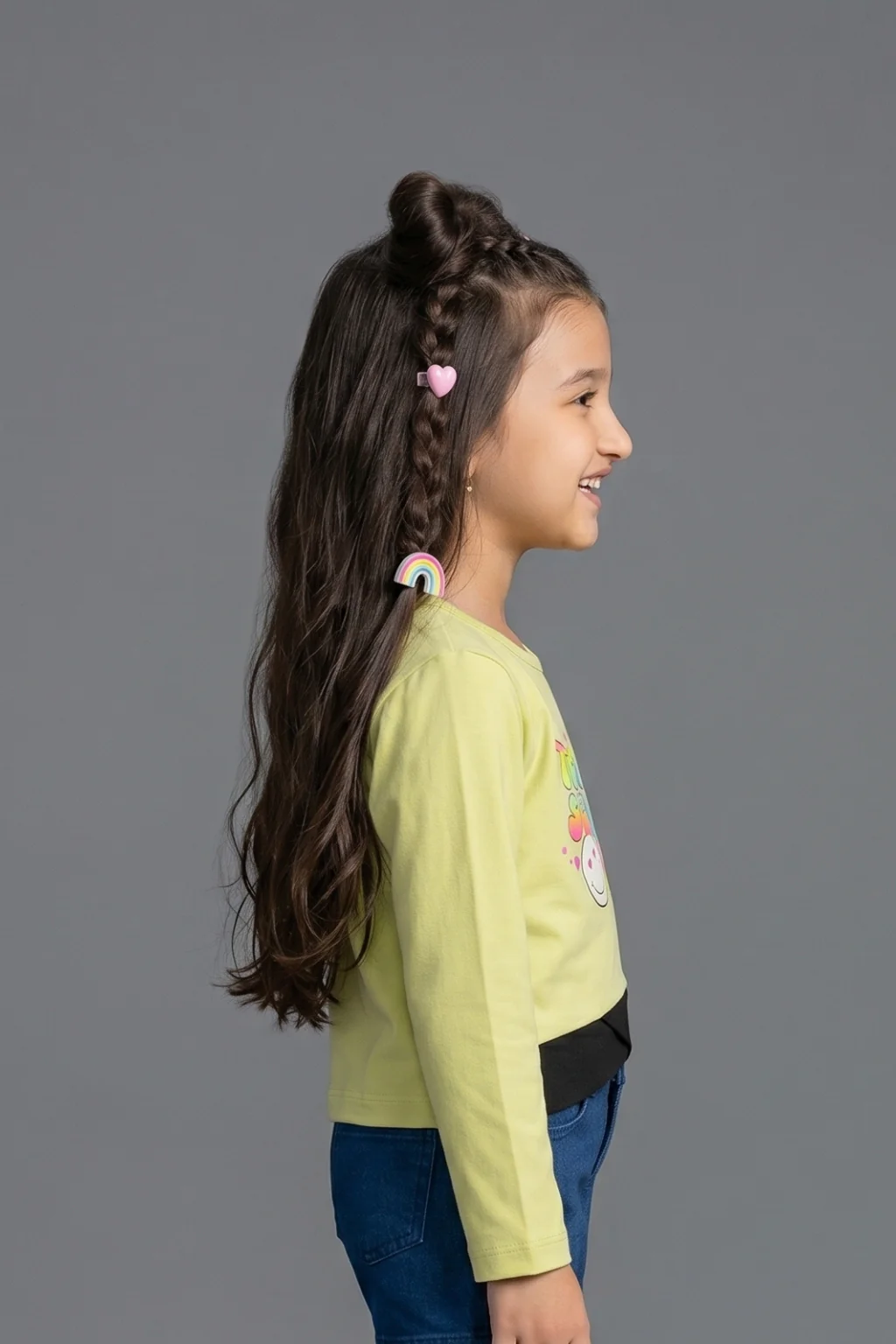 Lime Green Graphic Sweatshirt TG6049 - Image 3