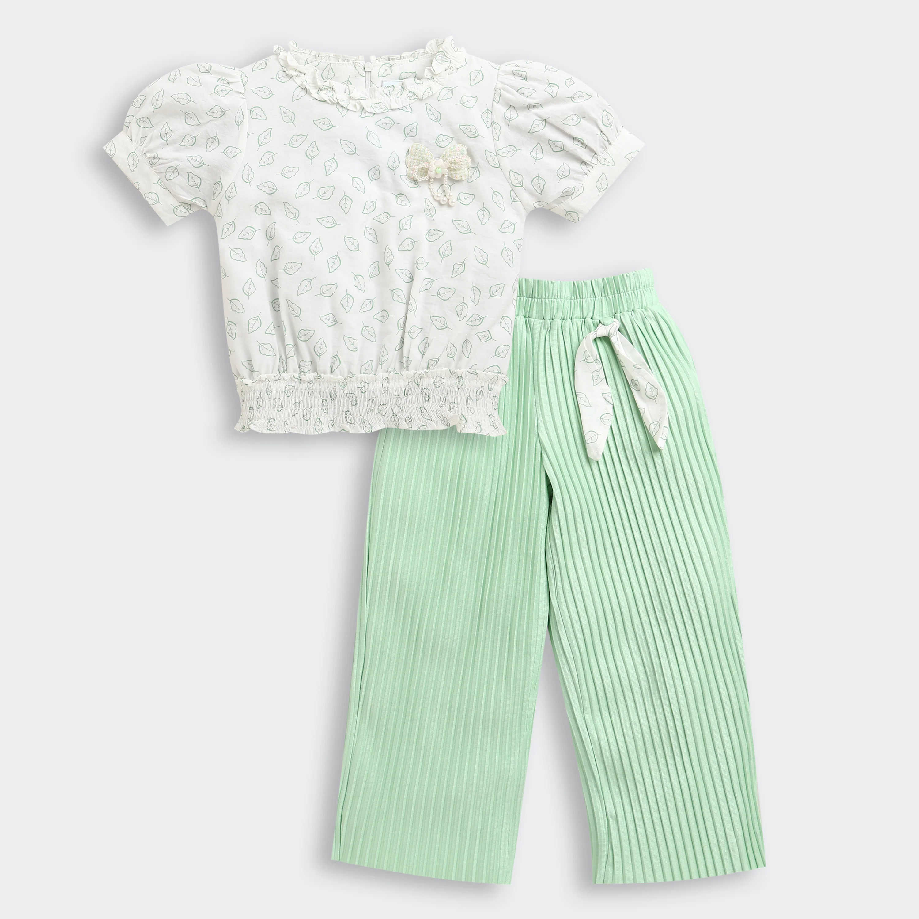 Mint Leaf Printed Co-ord Set PLS260 - Image 5