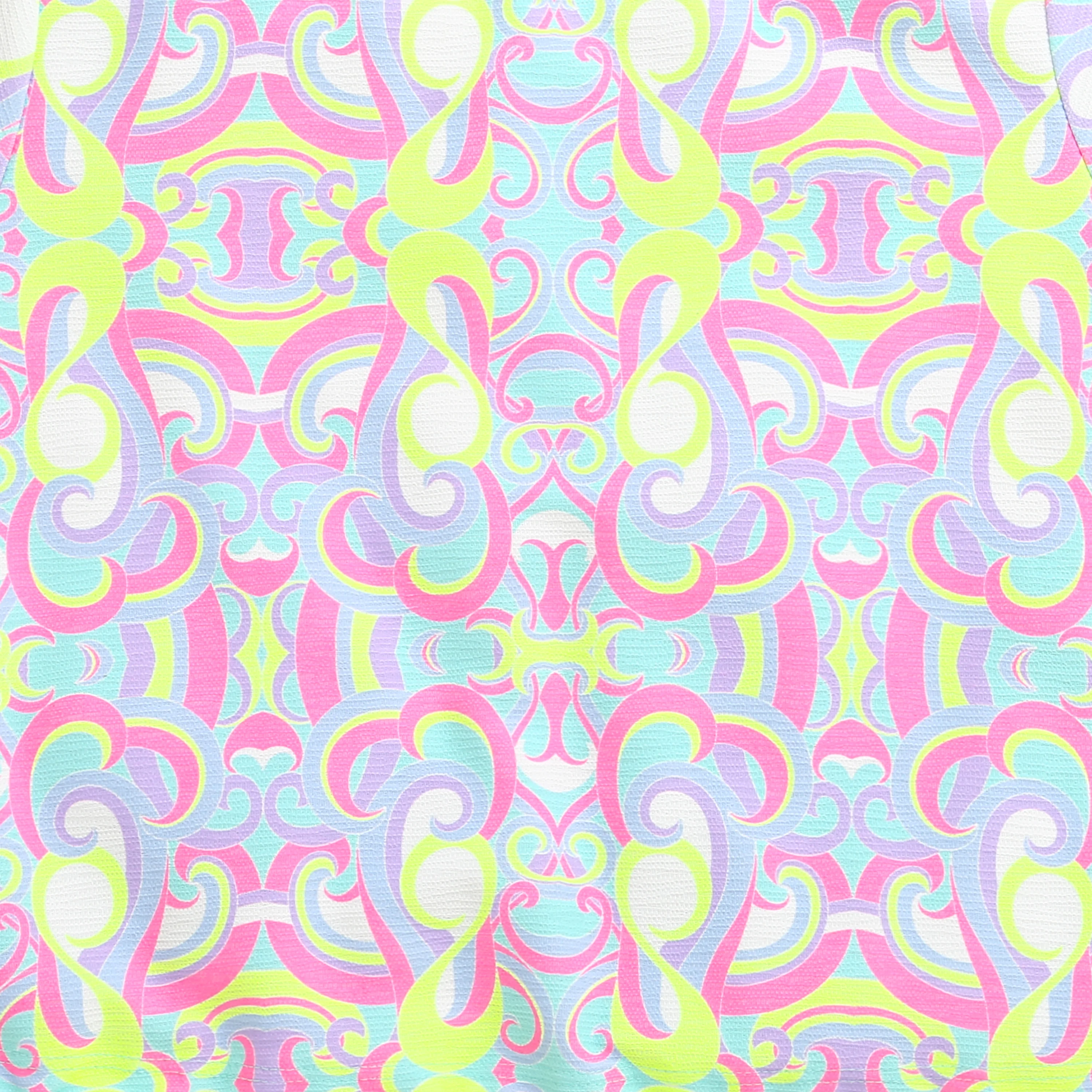 Multicolor Retro Print Crop Top TG6419 - Image 7