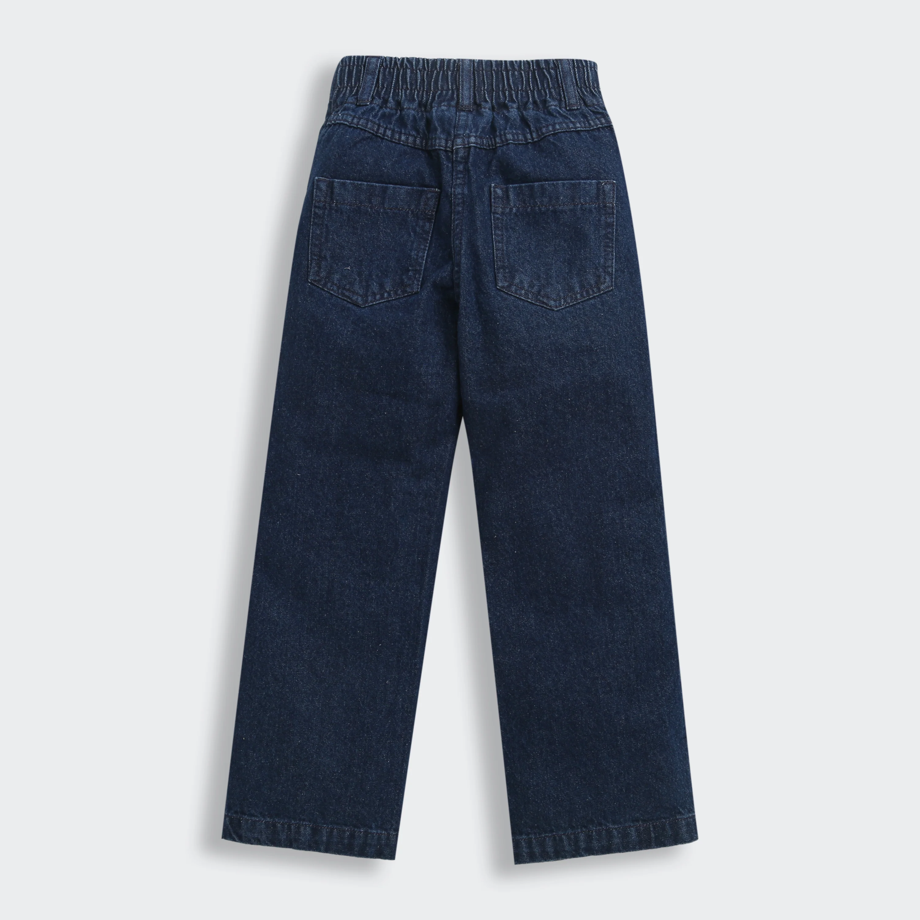 Navy Blue Cute Patchwork Jeans P1535 - Image 6