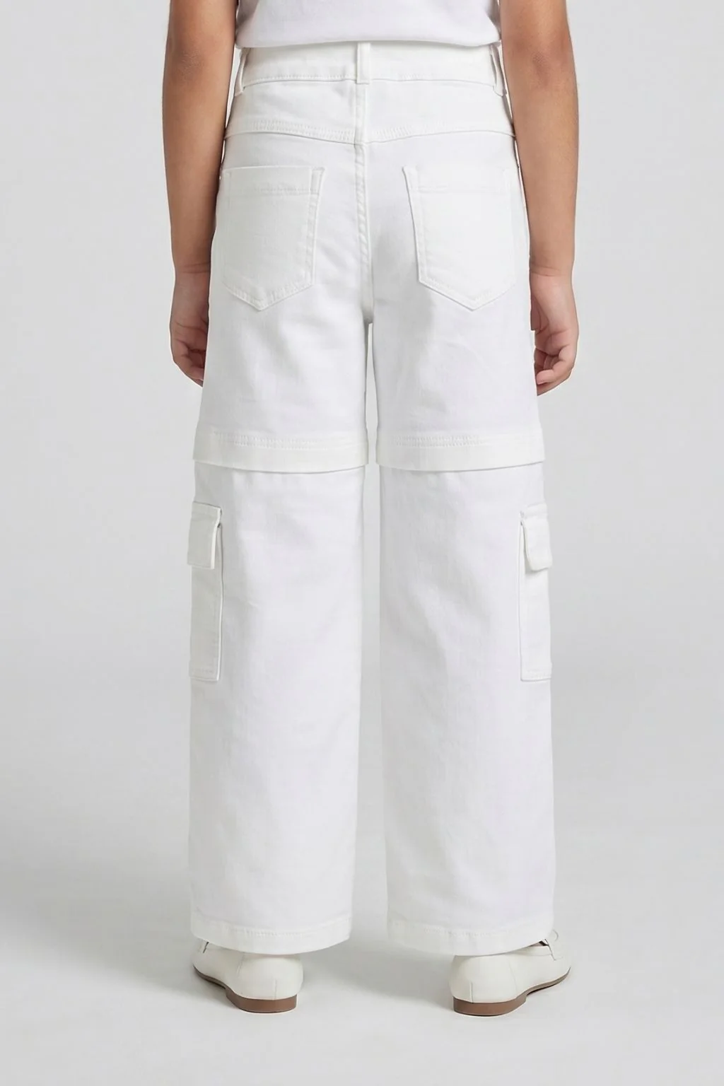 Off White Star Studded Cargo Pants P1616 - Image 2