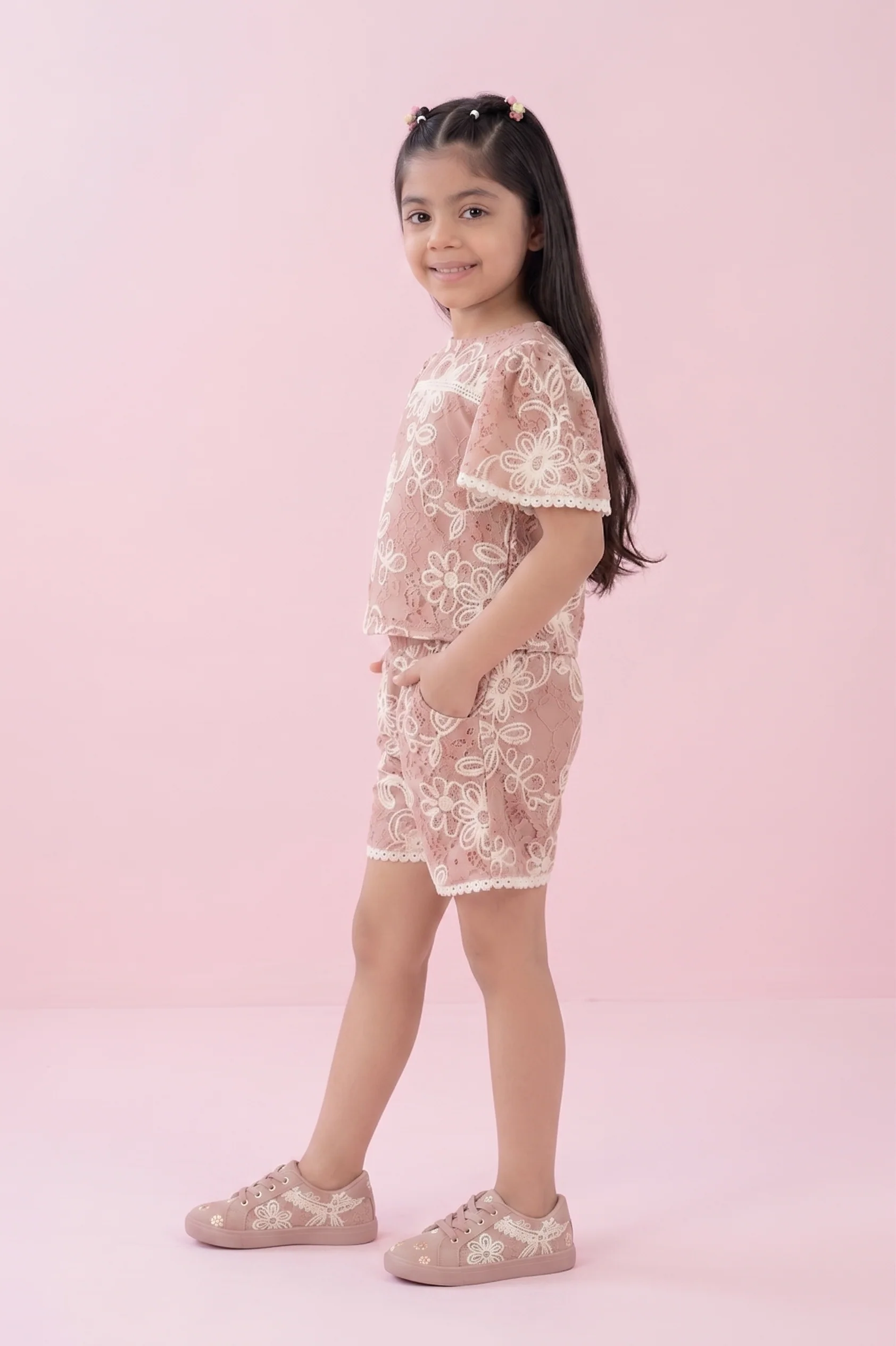 Onion Pink Printed Co-Ord Set 3113 - Image 4