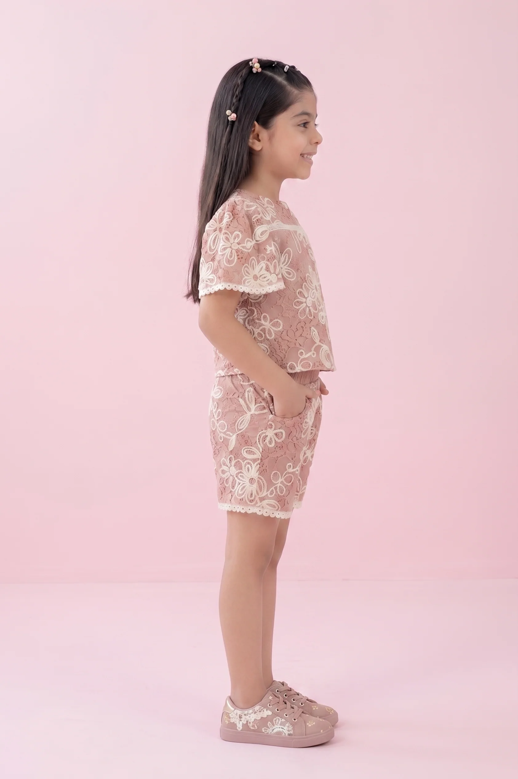Onion Pink Printed Co-Ord Set 3113 - Image 5
