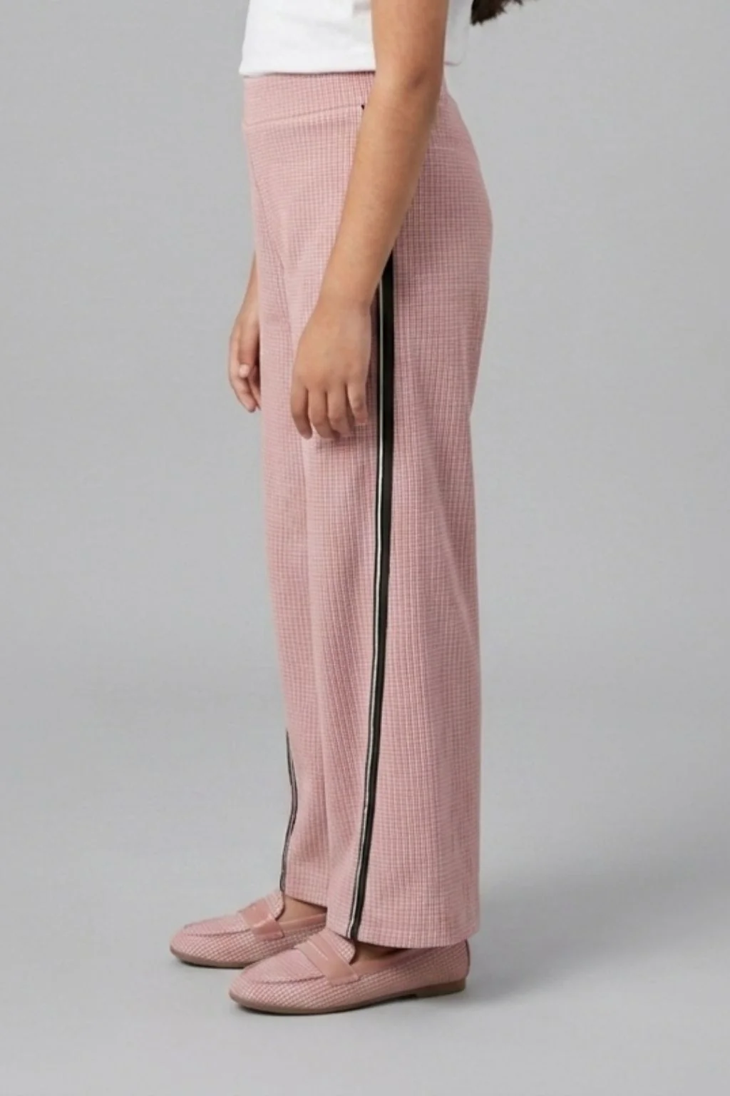 Onion Pink Wide-Leg Pants P1669 - Image 3