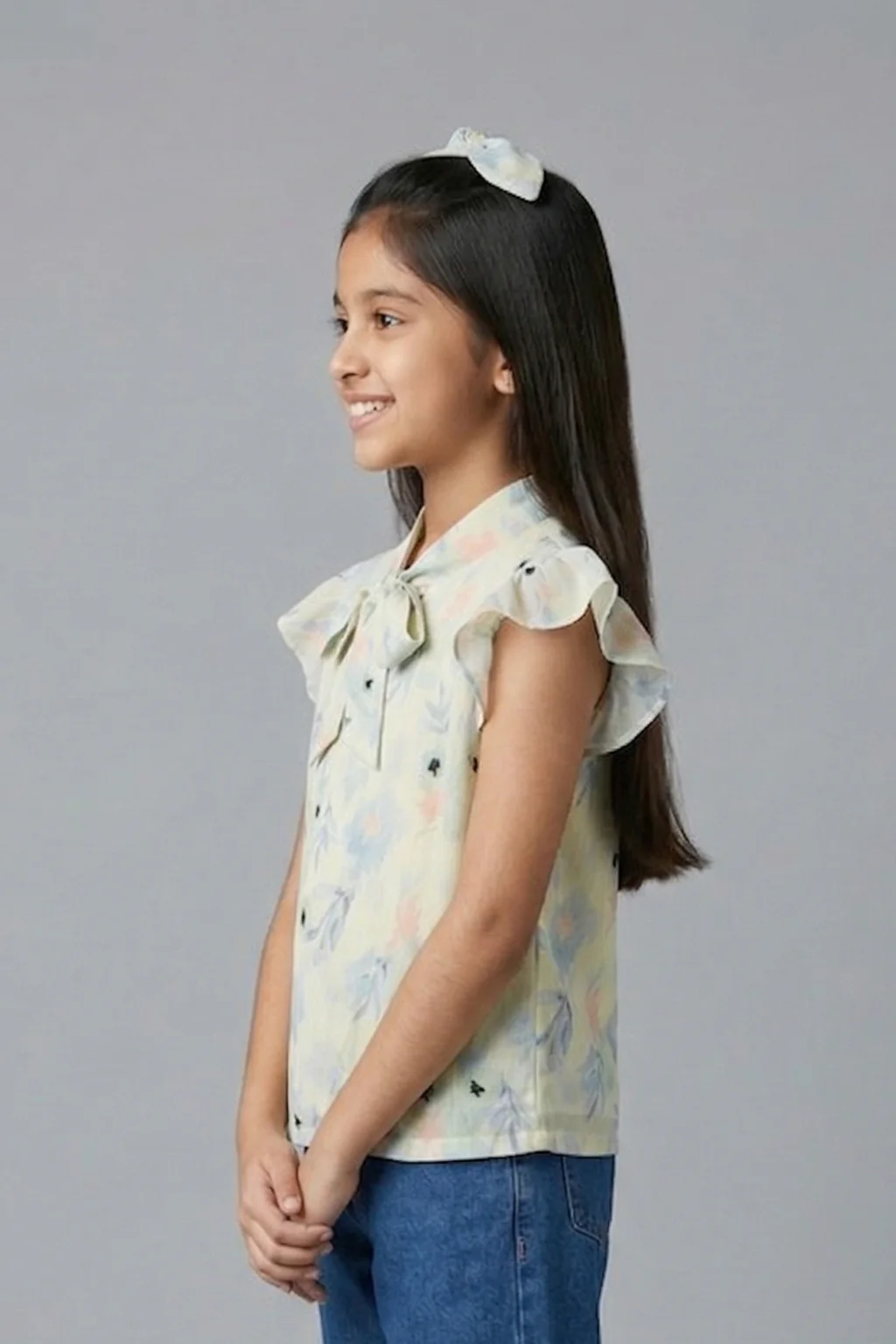 Pastel Bloom Tie-Up Top TG6156 - Image 3
