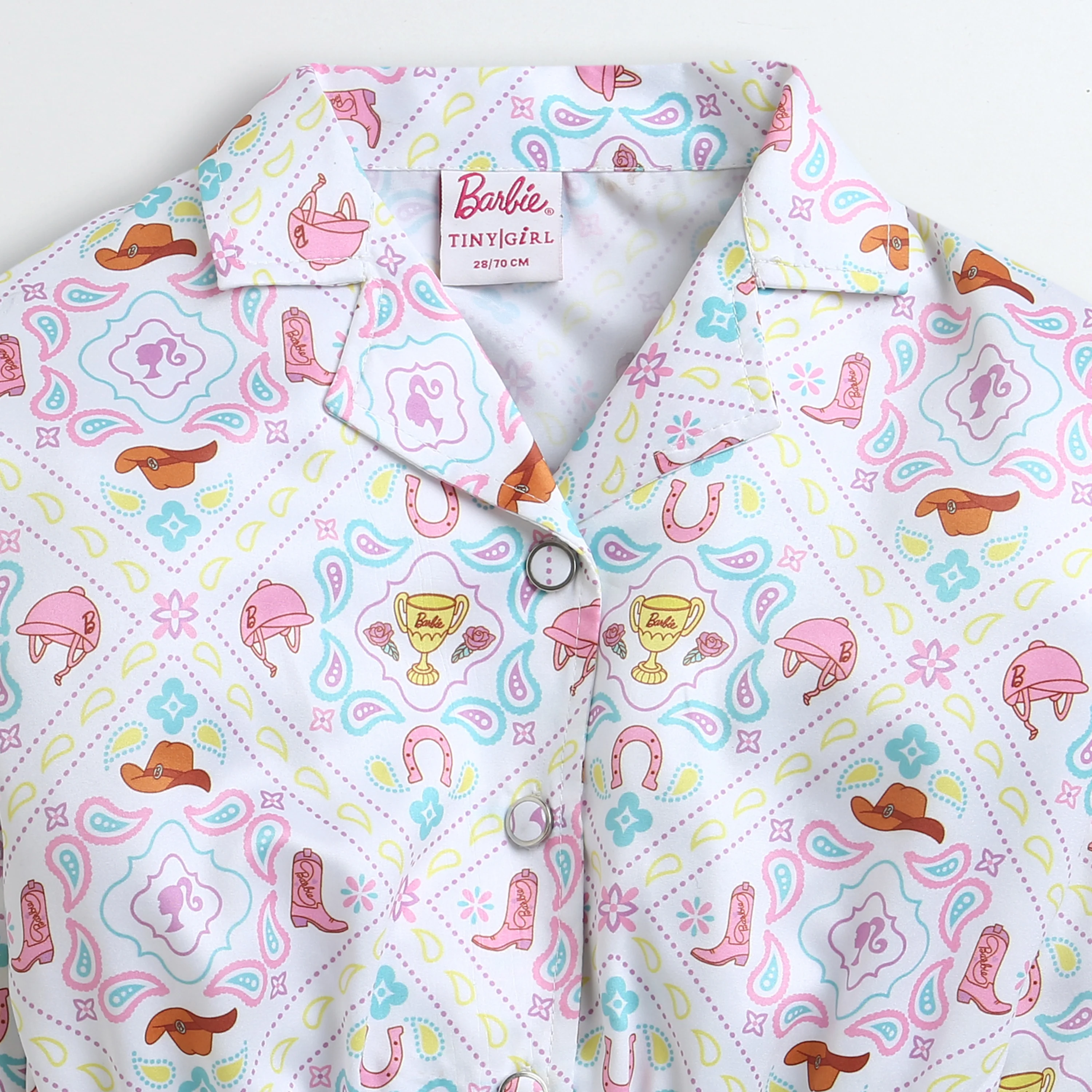 Pastel Floral Elastic Hem Shirt BATP2055 - Image 7