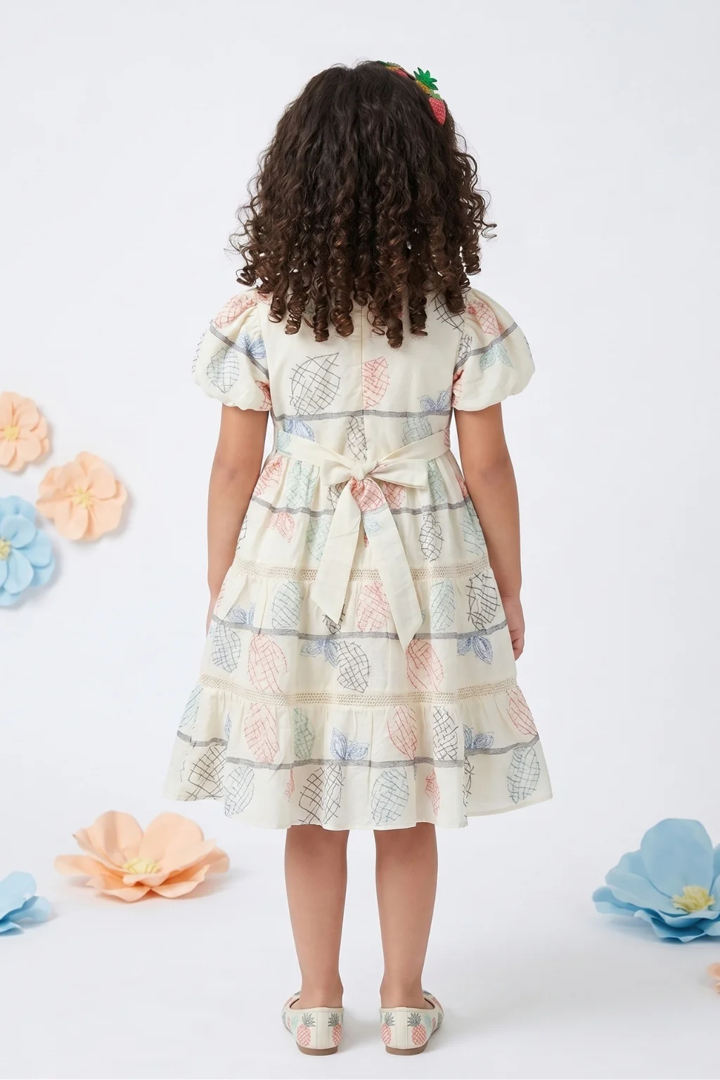 Pastel Pineapple Tiered Dress M2403 - Image 2