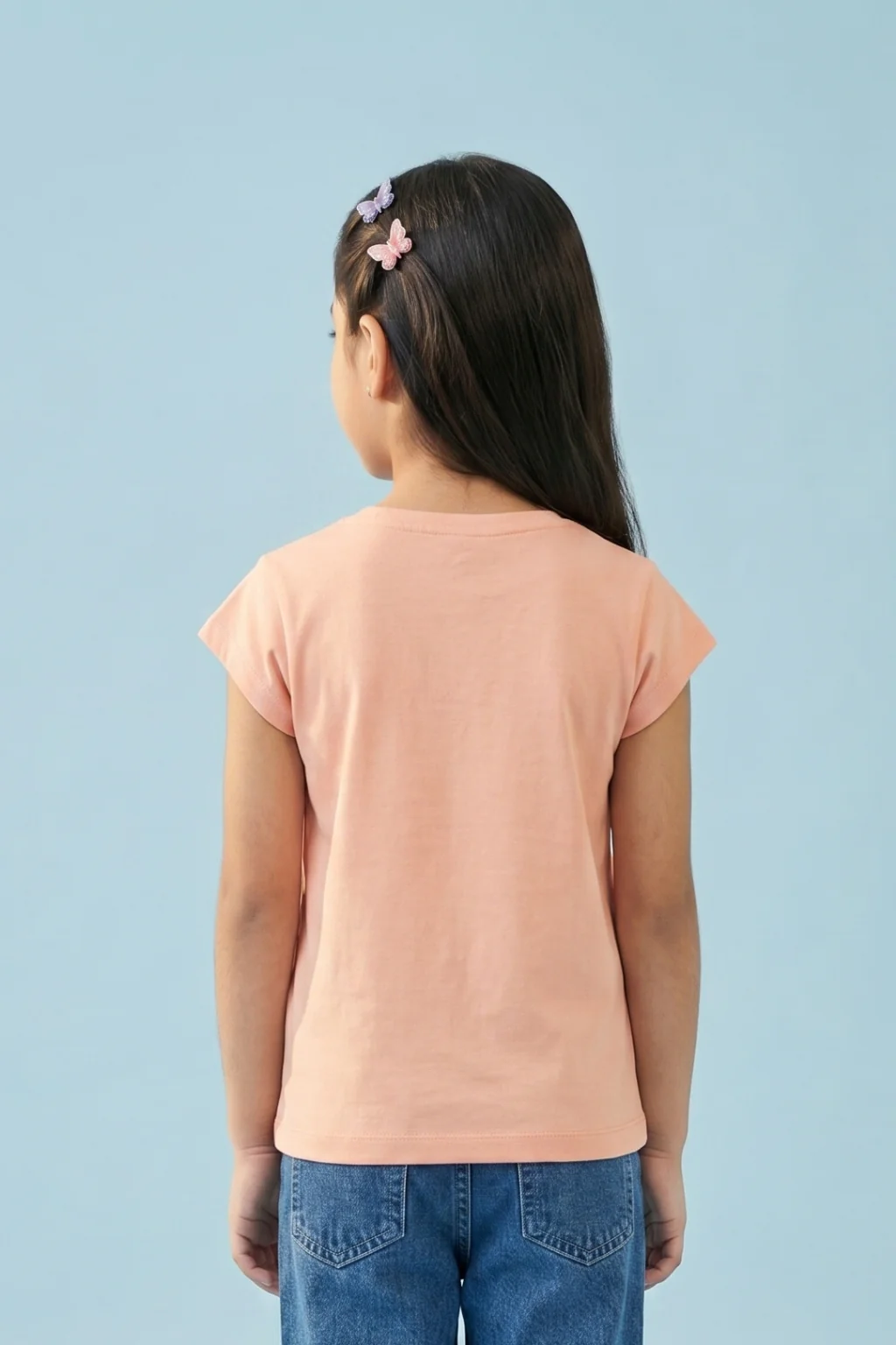 Peach Graphic T-Shirt TG6048 - Image 2