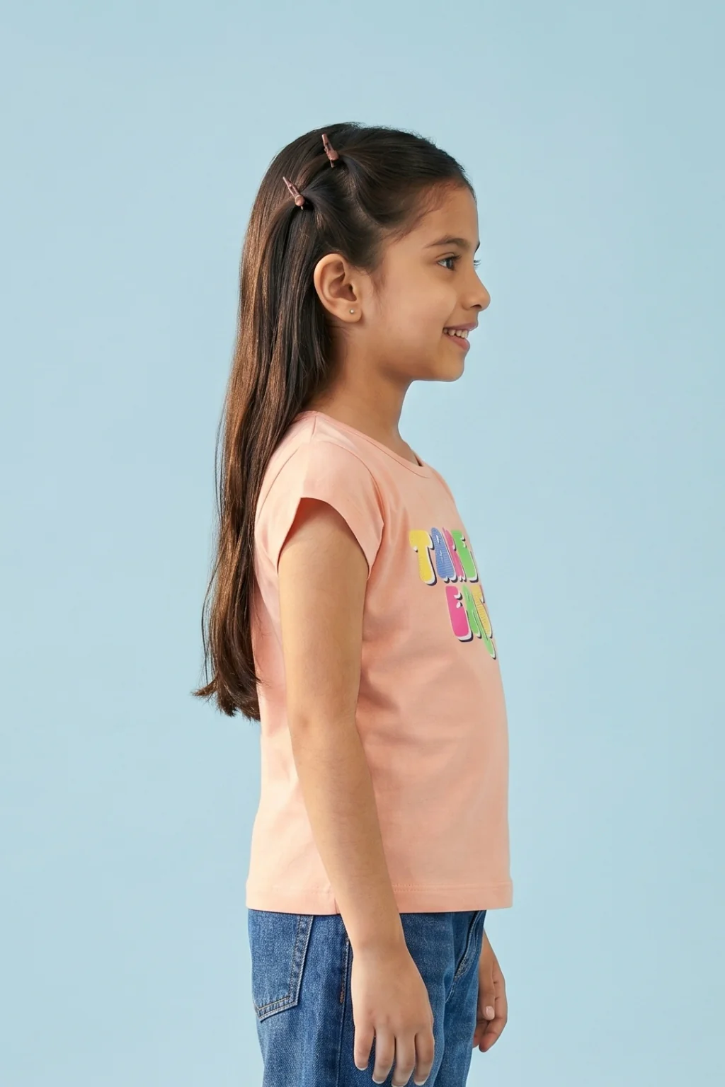 Peach Graphic T-Shirt TG6048 - Image 3