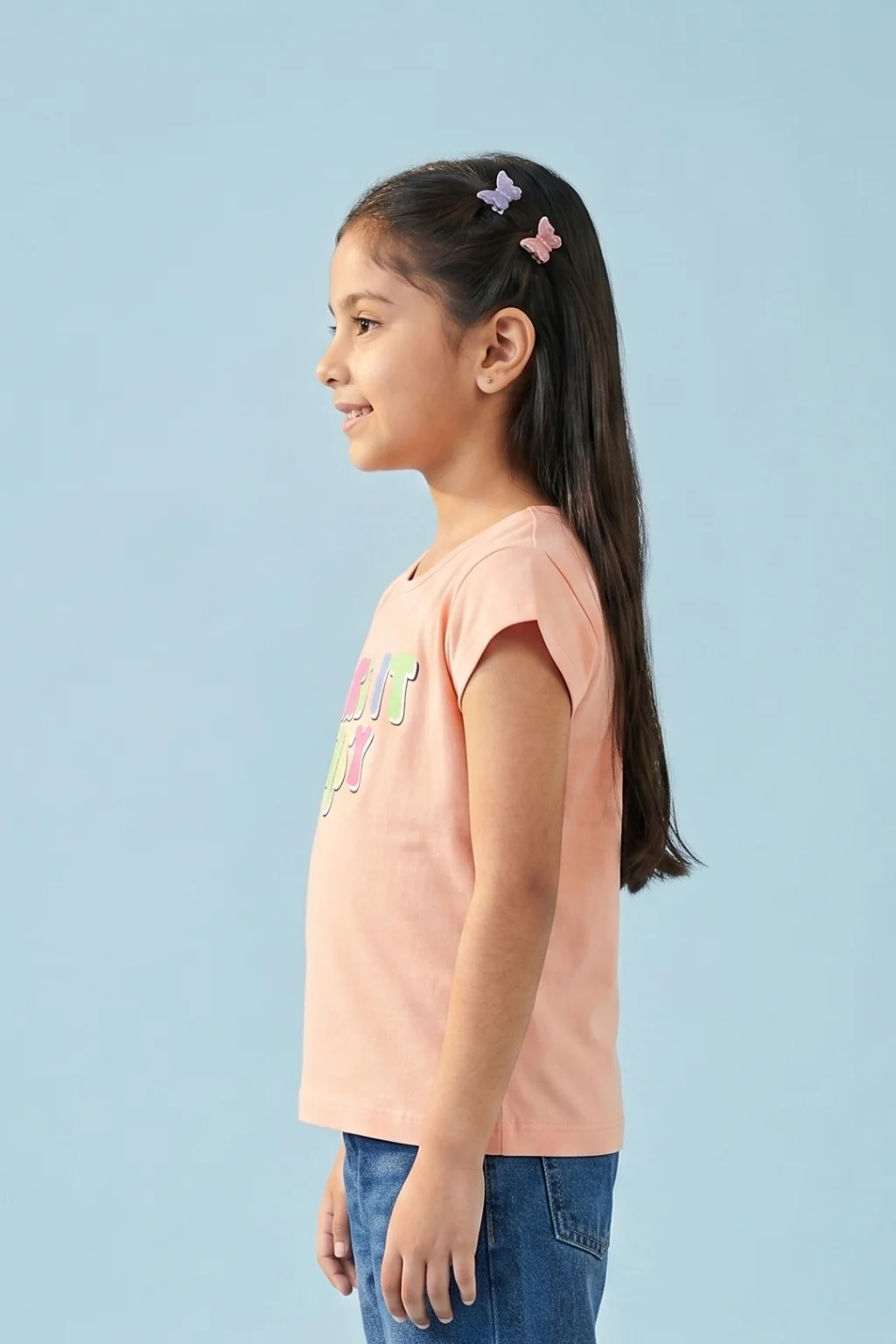 Peach Graphic T-Shirt TG6048 - Image 4