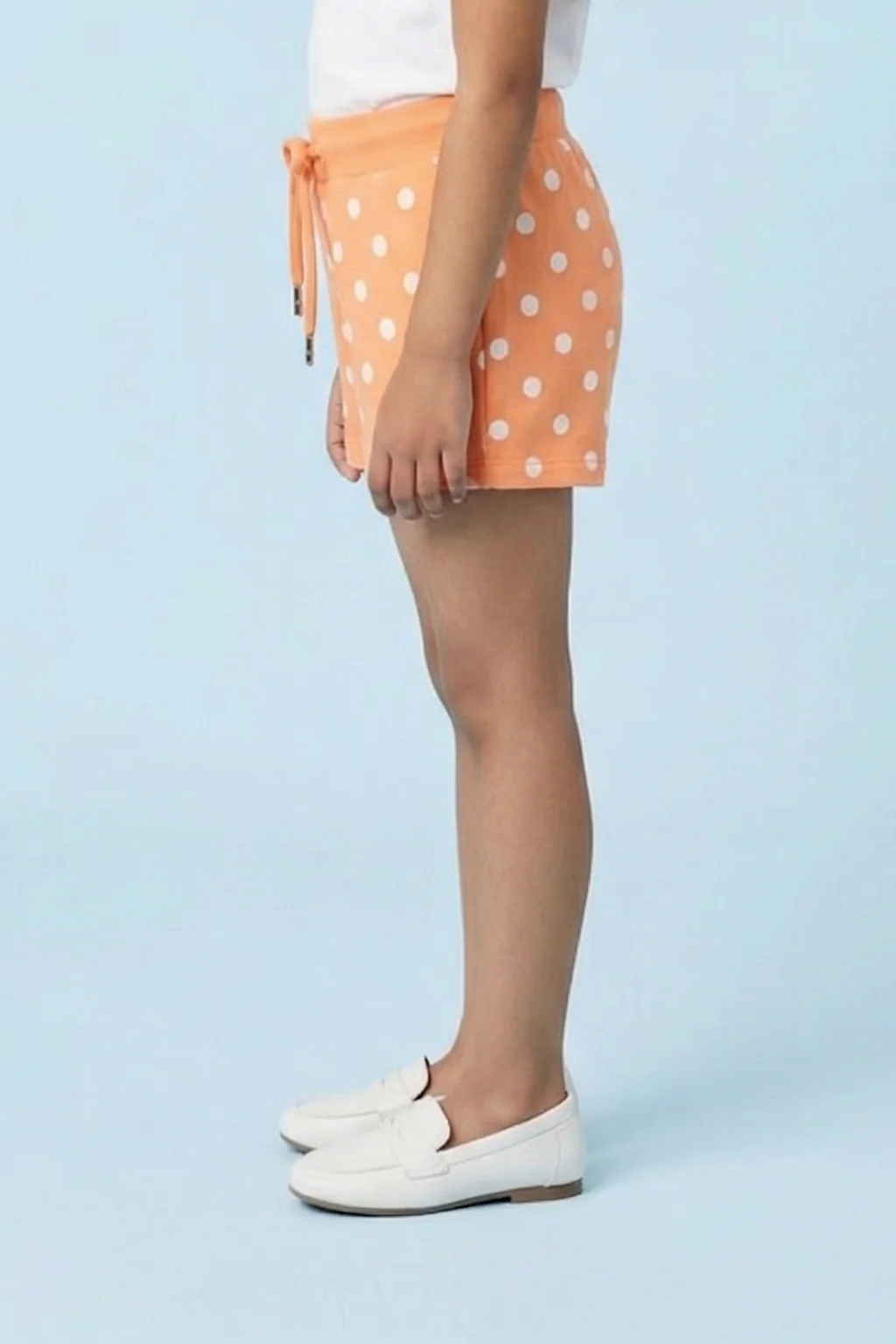Peach Polka Dot Shorts H875 - Image 3