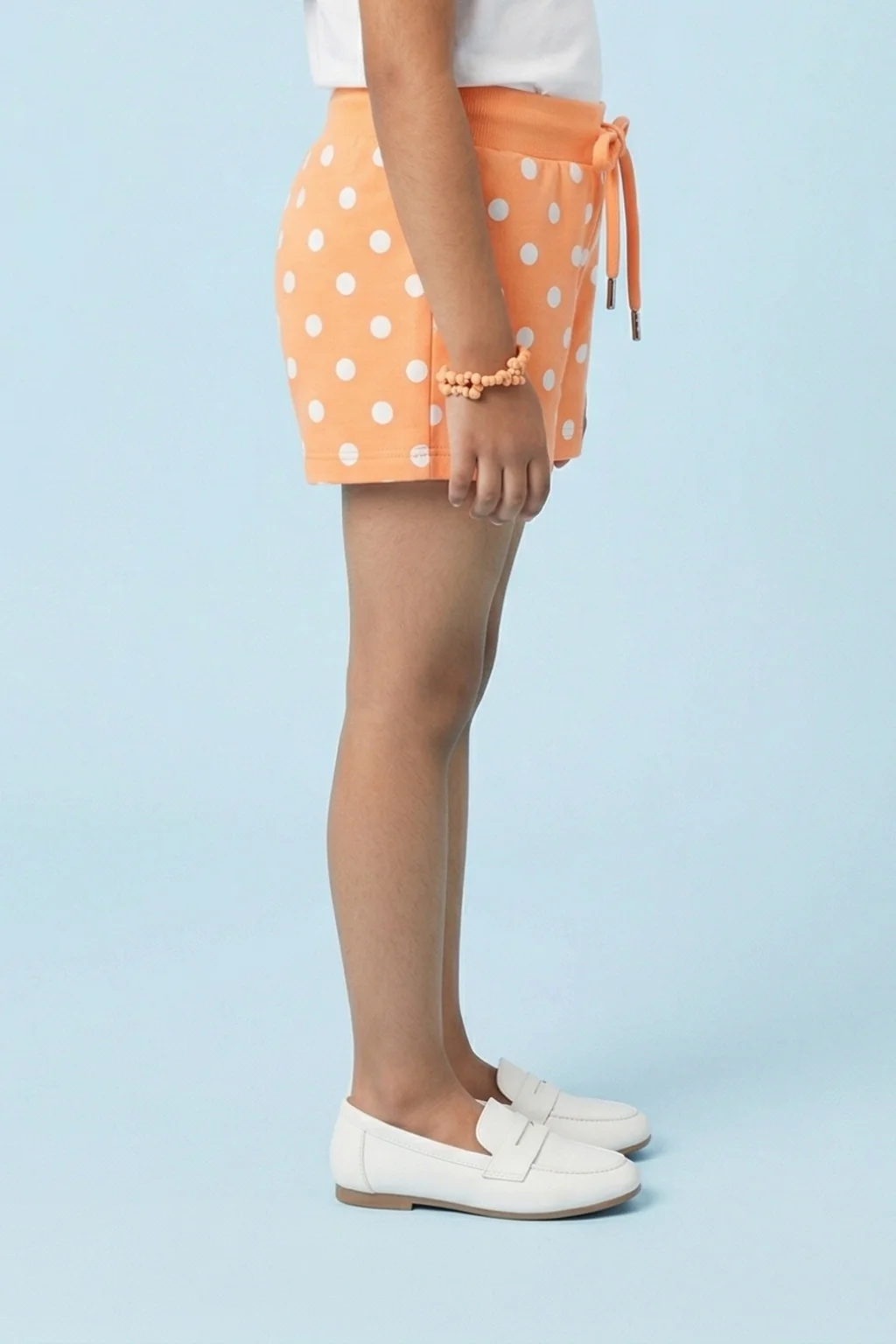 Peach Polka Dot Shorts H875 - Image 4