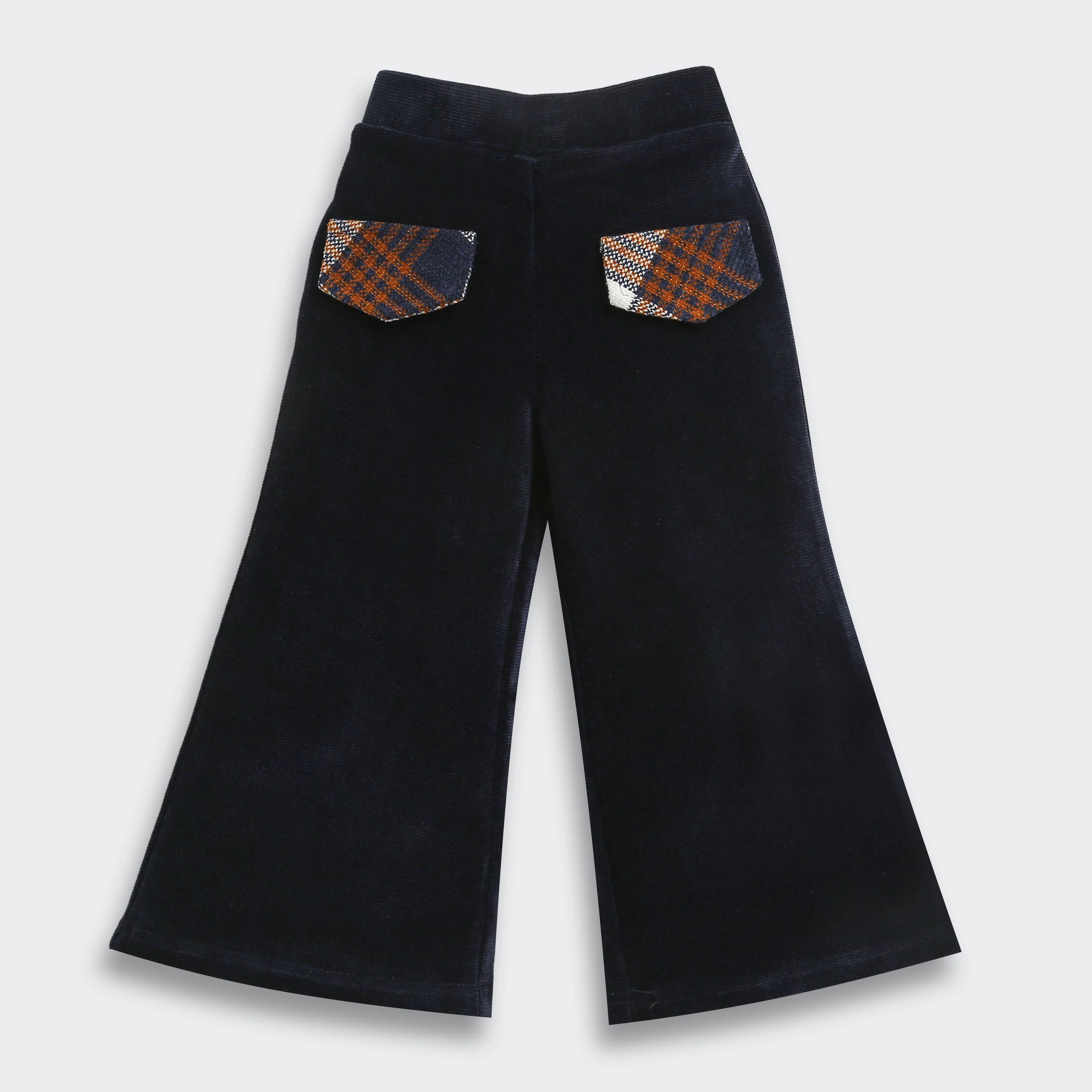 Plaid Jacket & Black Flared Pants Set TSSET40550 - Image 6