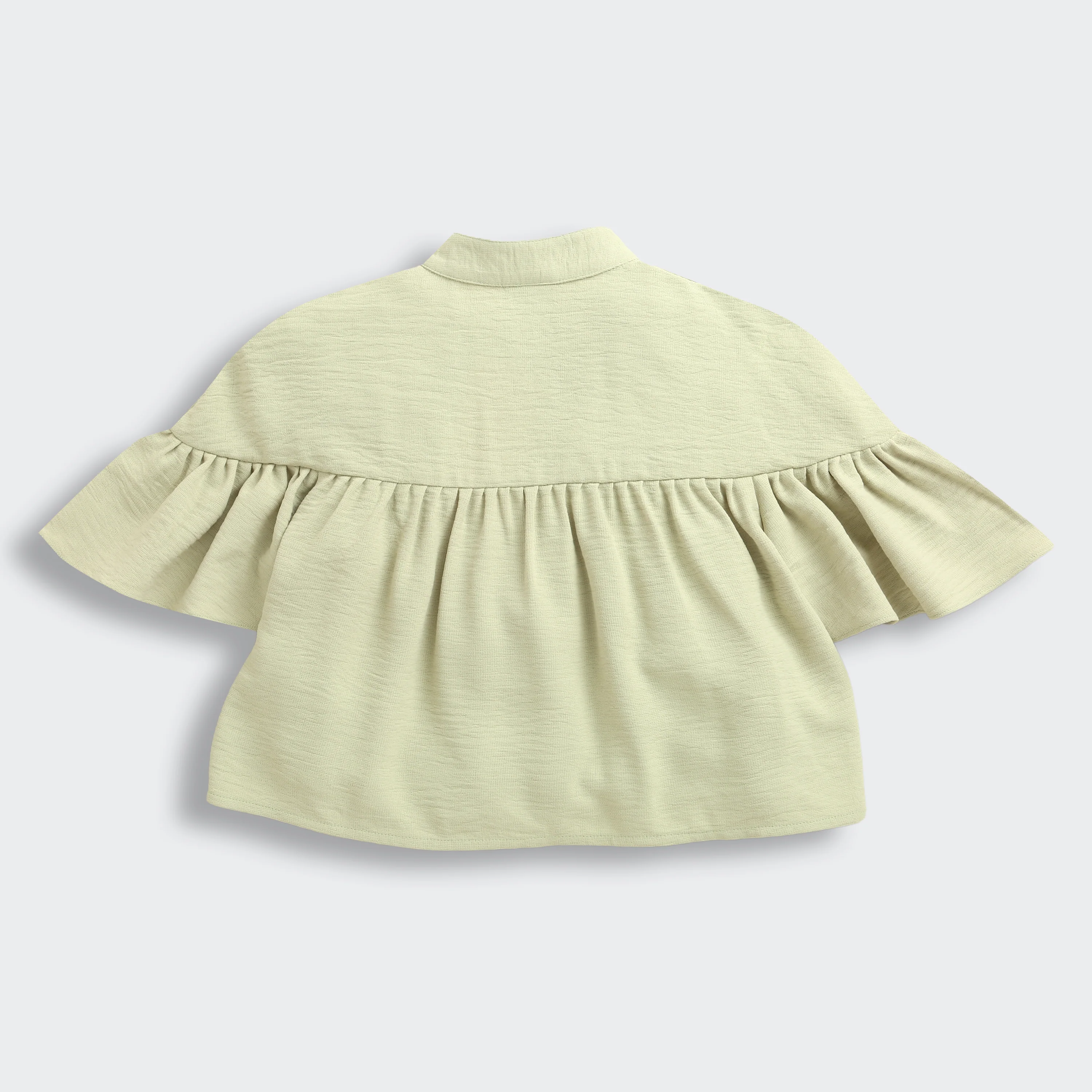 Sage Green Embroidered Top TG6521 - Image 6