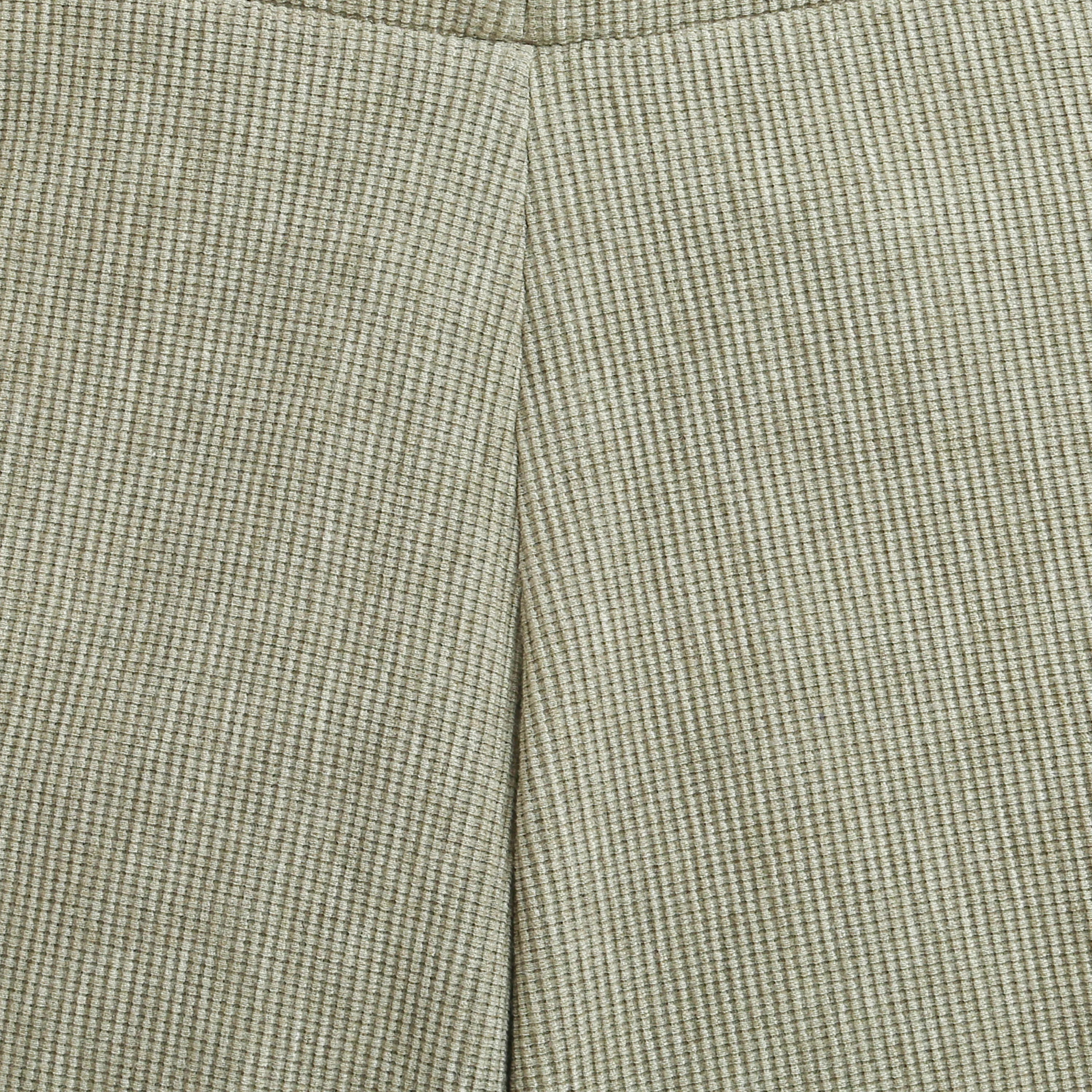 Sage Green Textured Wide-Leg Pants P1669 - Image 8
