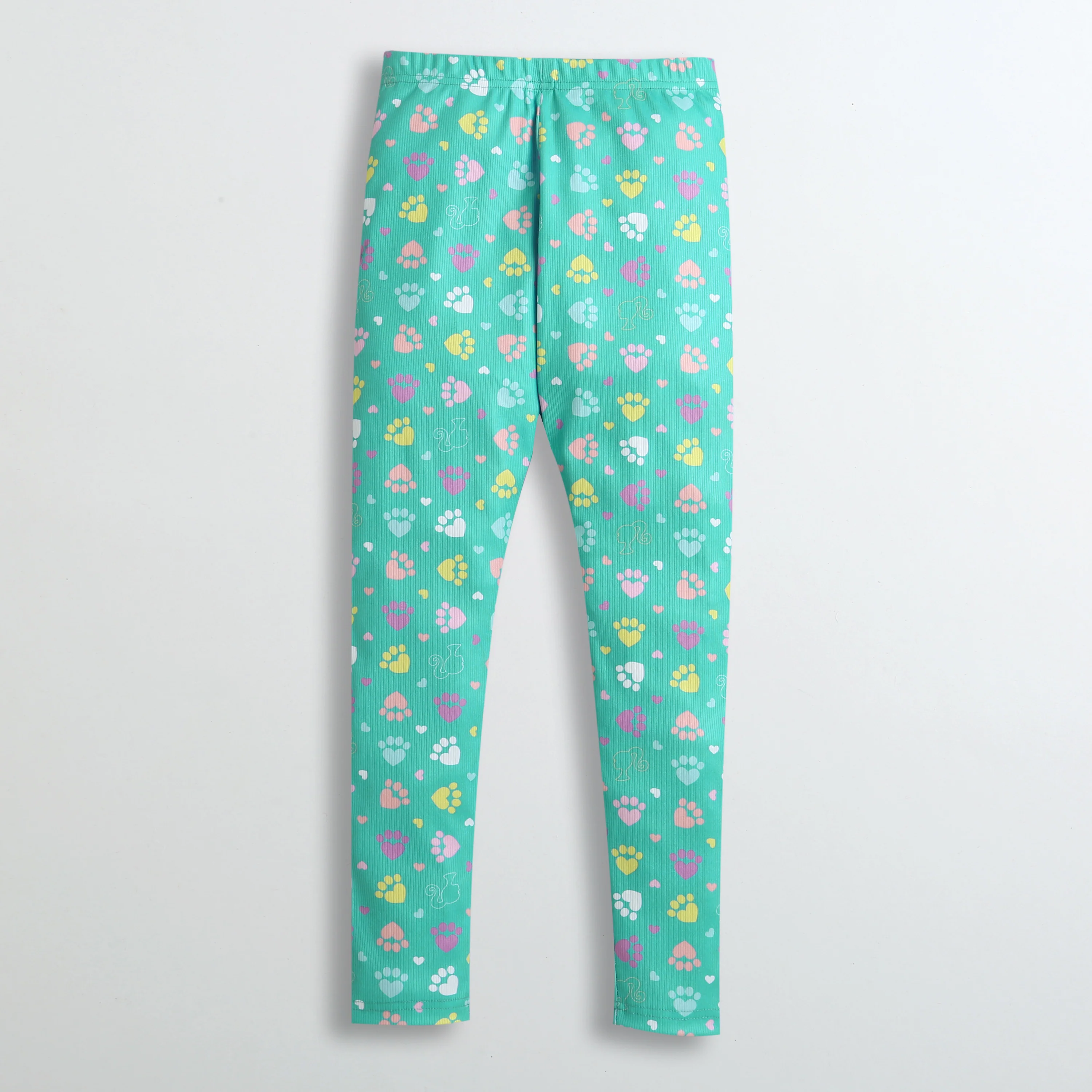 Sea Green Full Length Leggings BALG005 - Image 5